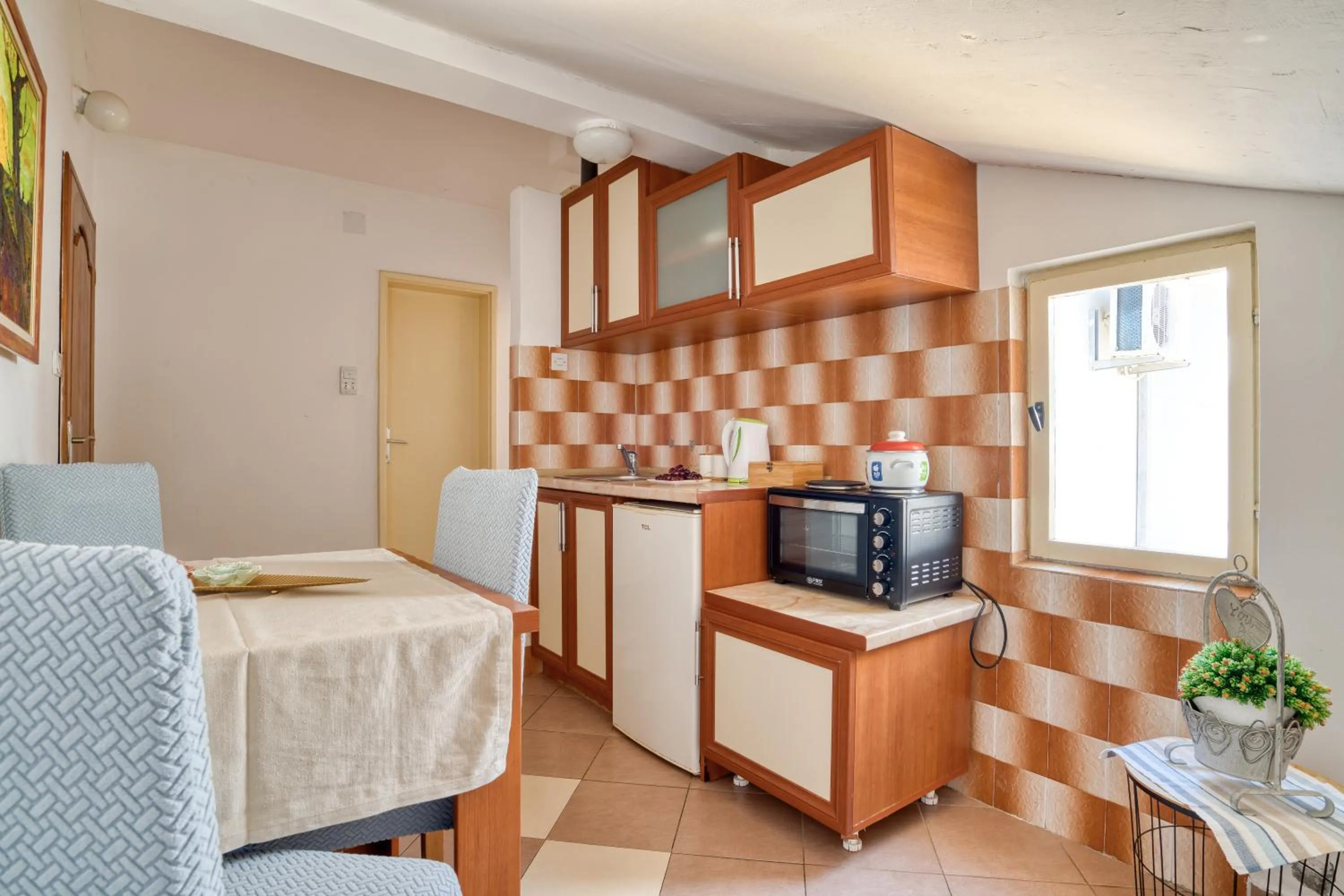 kitchen in Apartments Elena