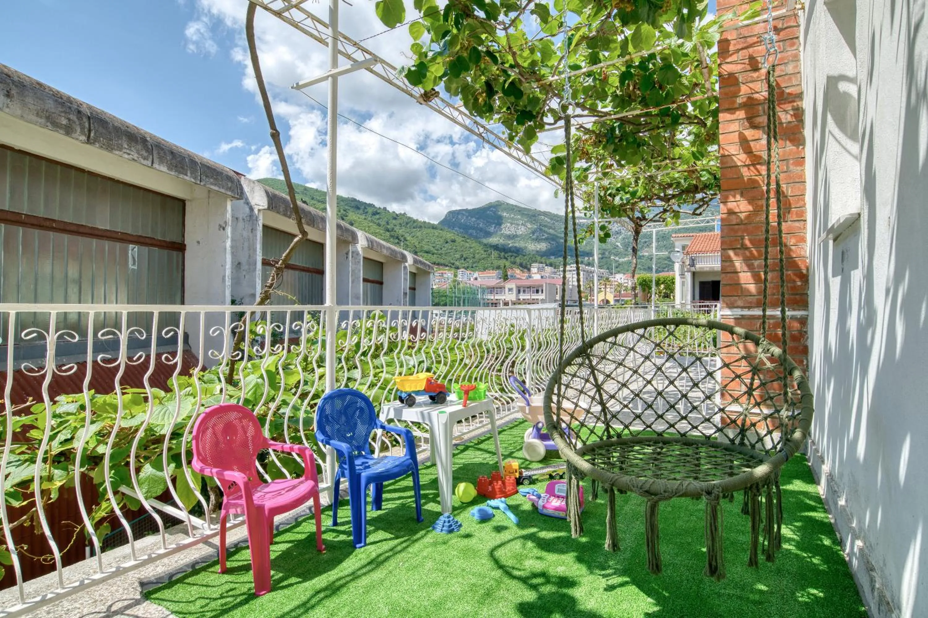 Children play ground in Apartments Elena