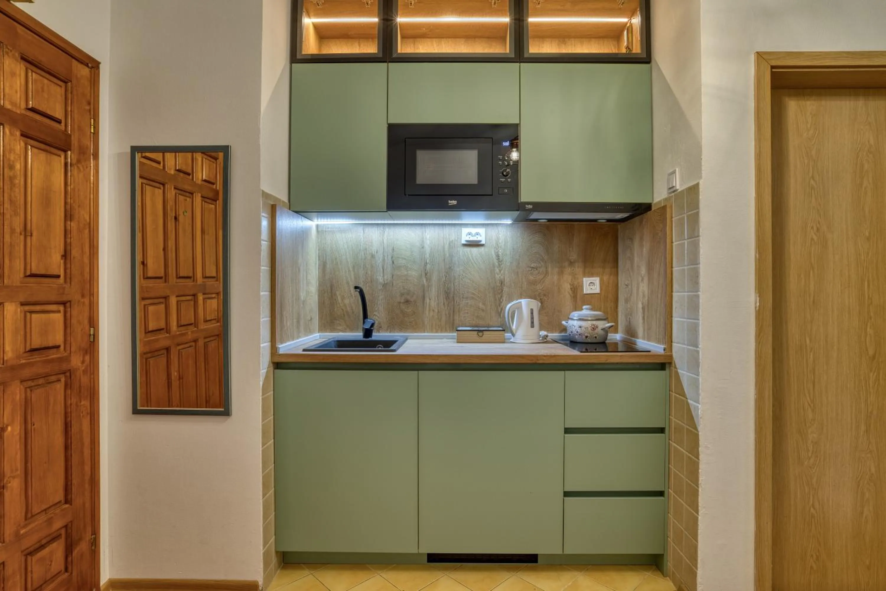 kitchen in Apartments Elena