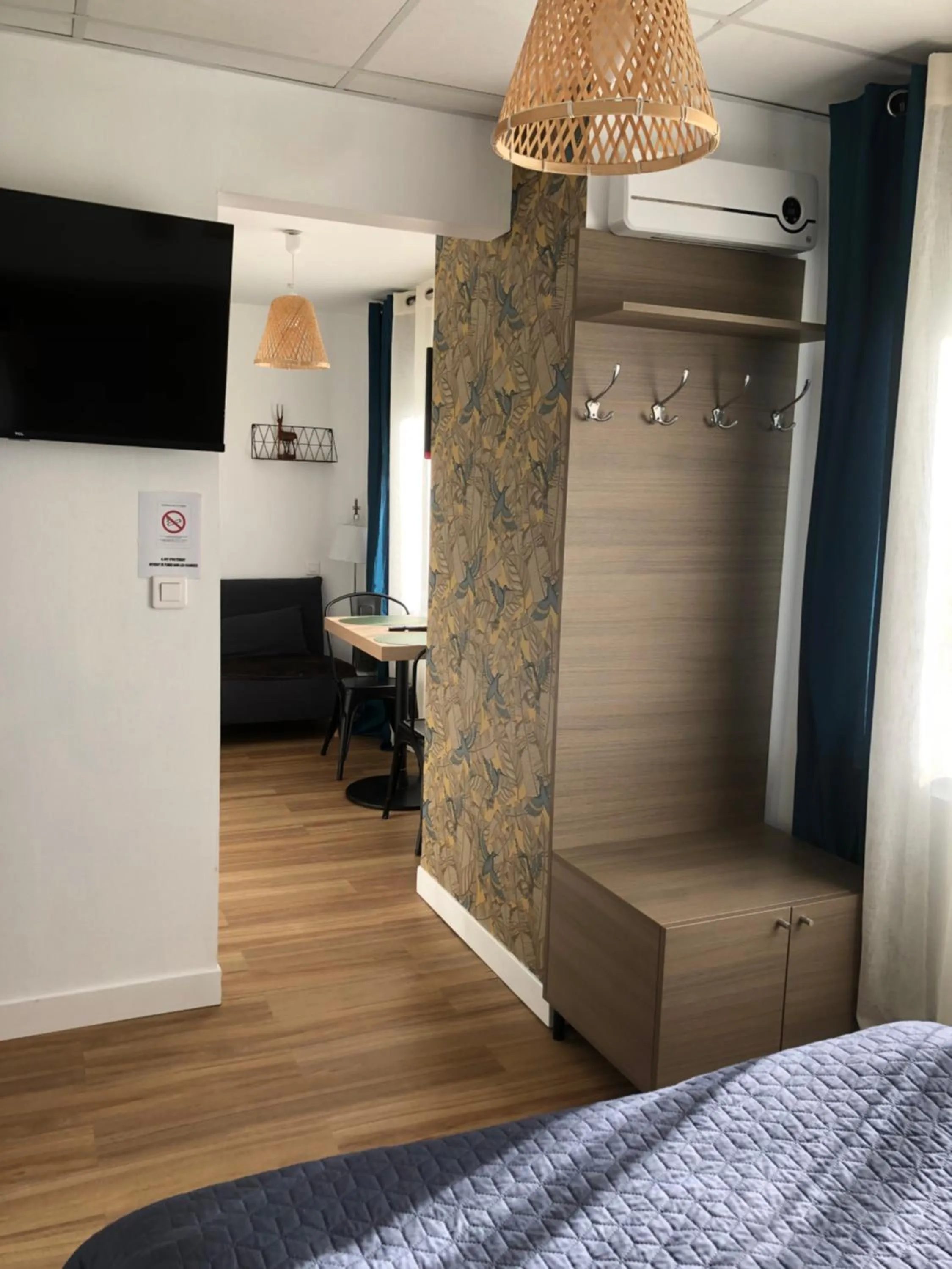 Bed in Résidence Cosyade équipée d'un parking privé gratuit
