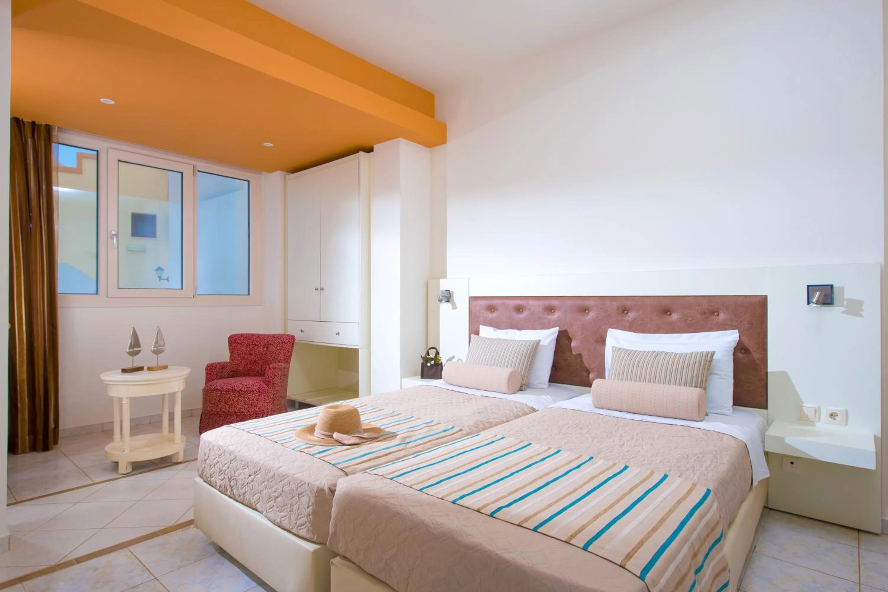 Photo of the whole room, Bed in Irida Aparthotel Malia by Estia