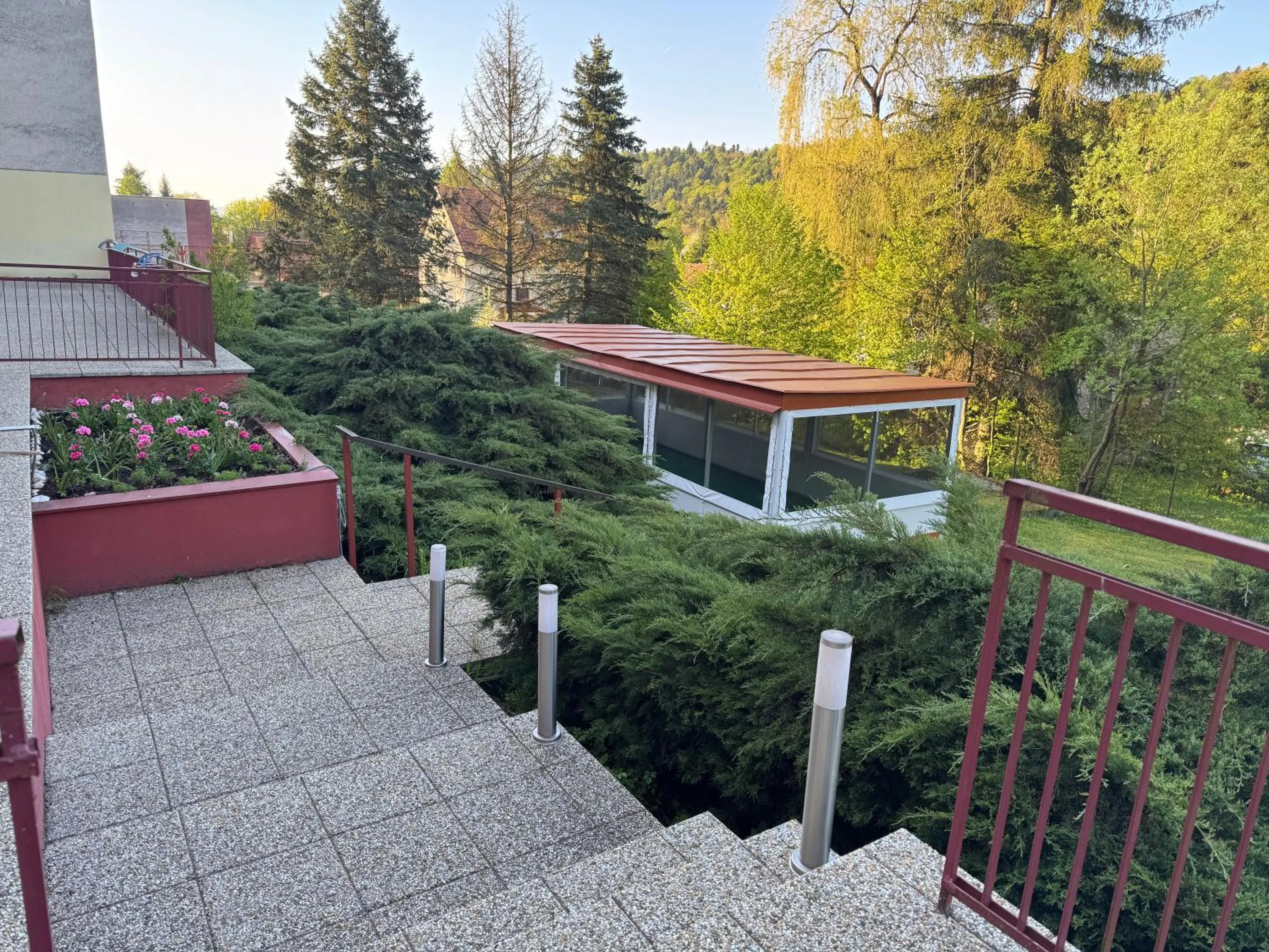 Balcony/Terrace in Penzion Zornicka