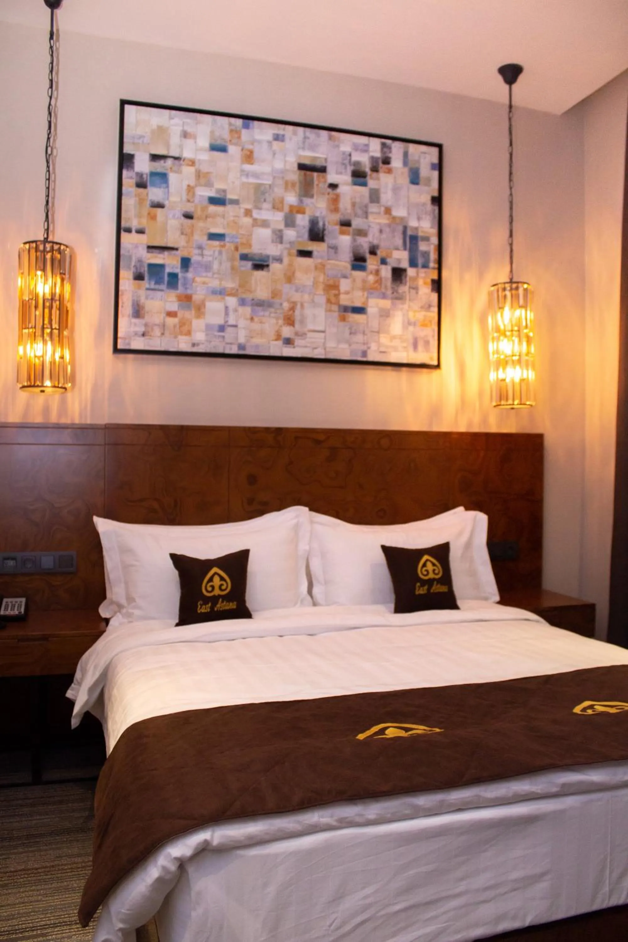 Bed in East Astana Hotel