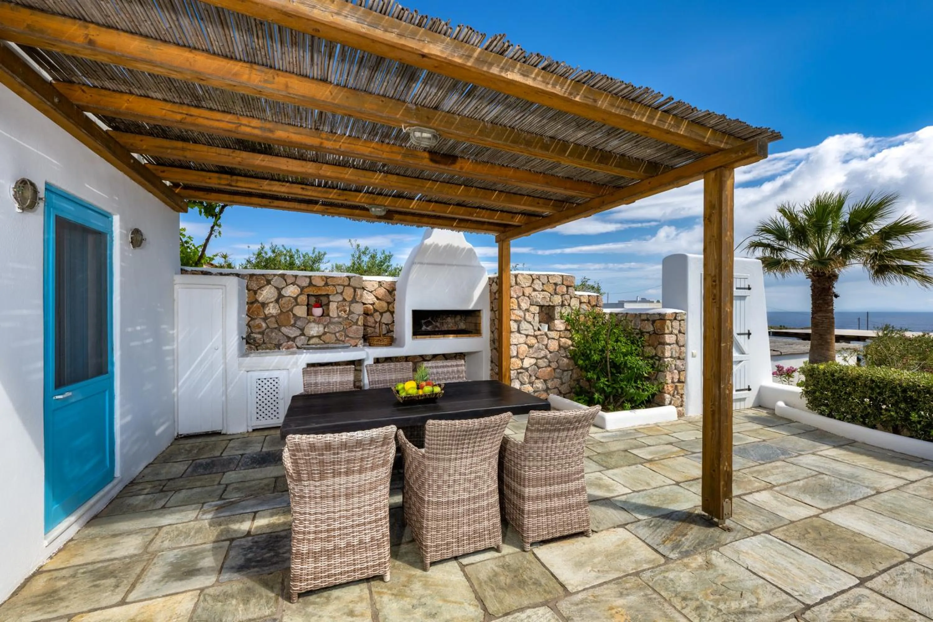Patio in Anema Boutique Hotel & Villas Santorini