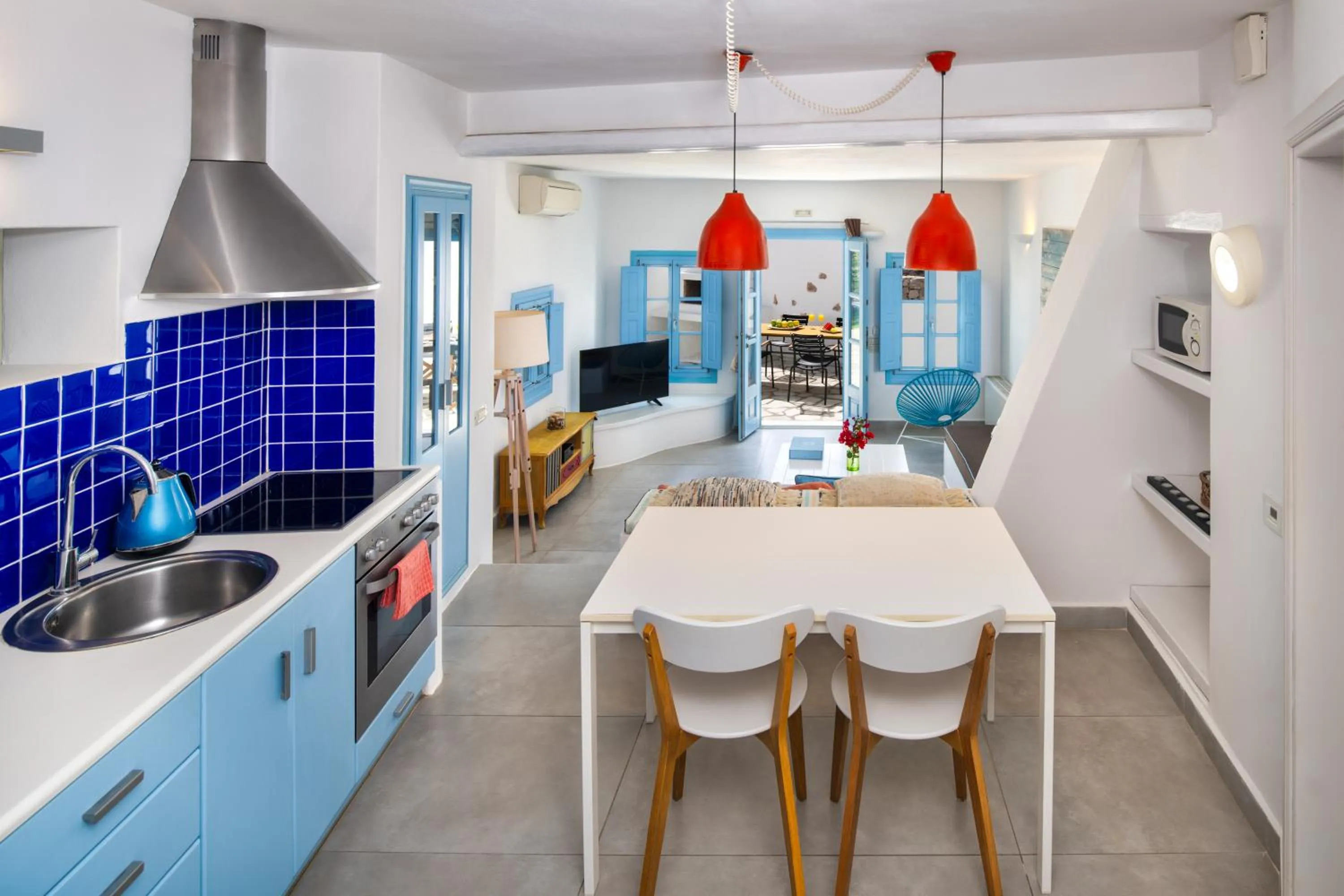 Kitchen or kitchenette in Anema Boutique Hotel & Villas Santorini