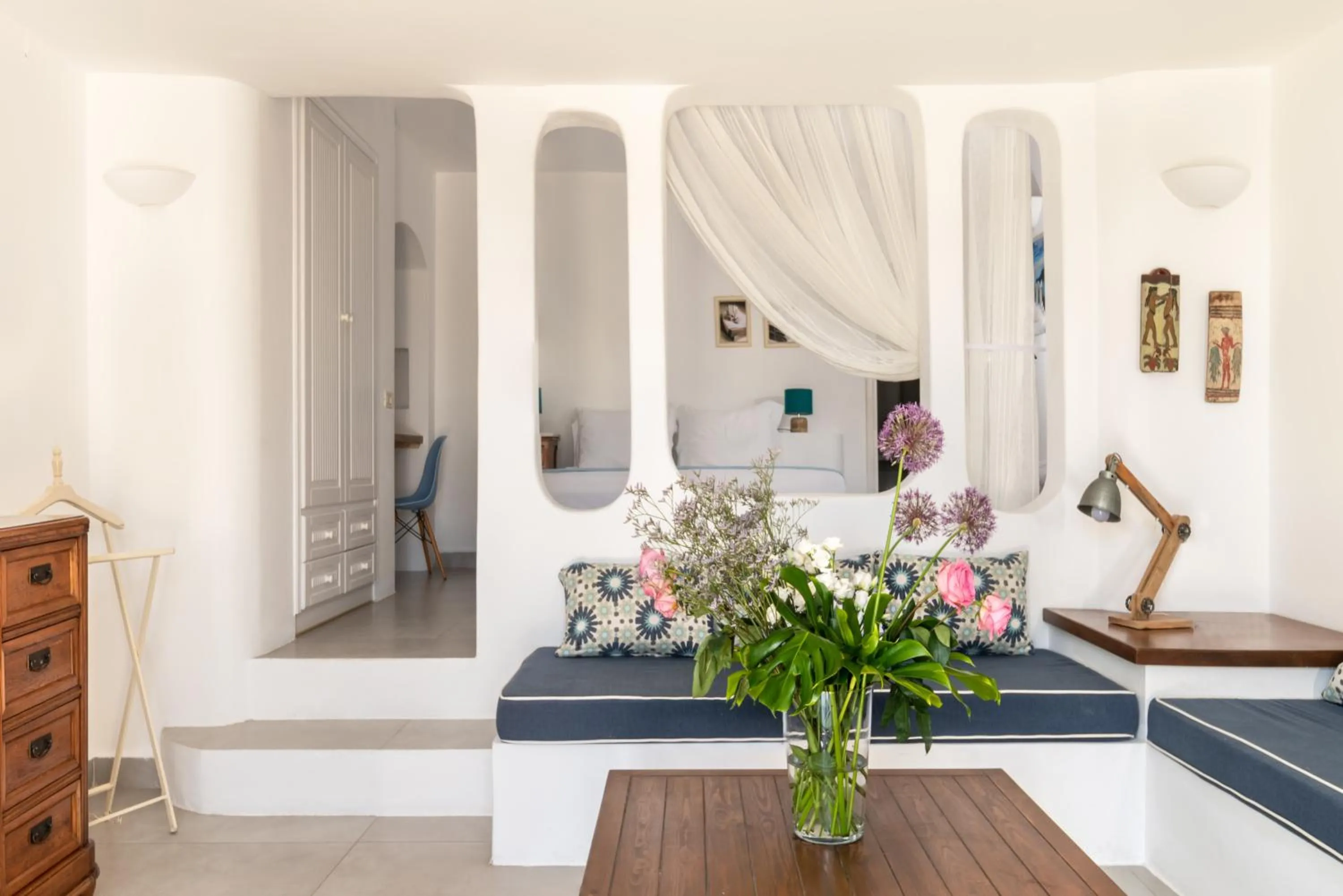 Living room in Anema Boutique Hotel & Villas Santorini
