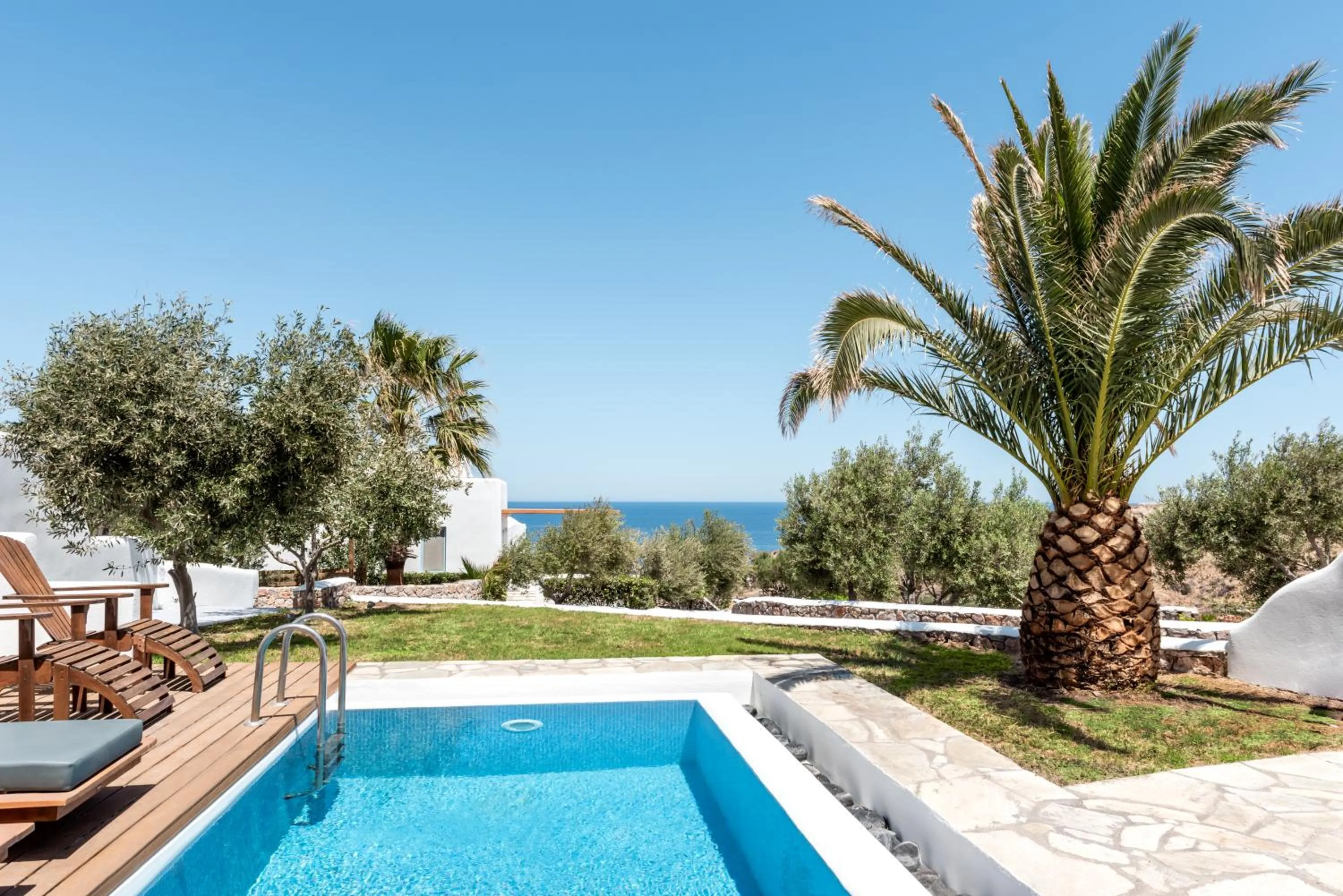 Pool view in Anema Boutique Hotel & Villas Santorini