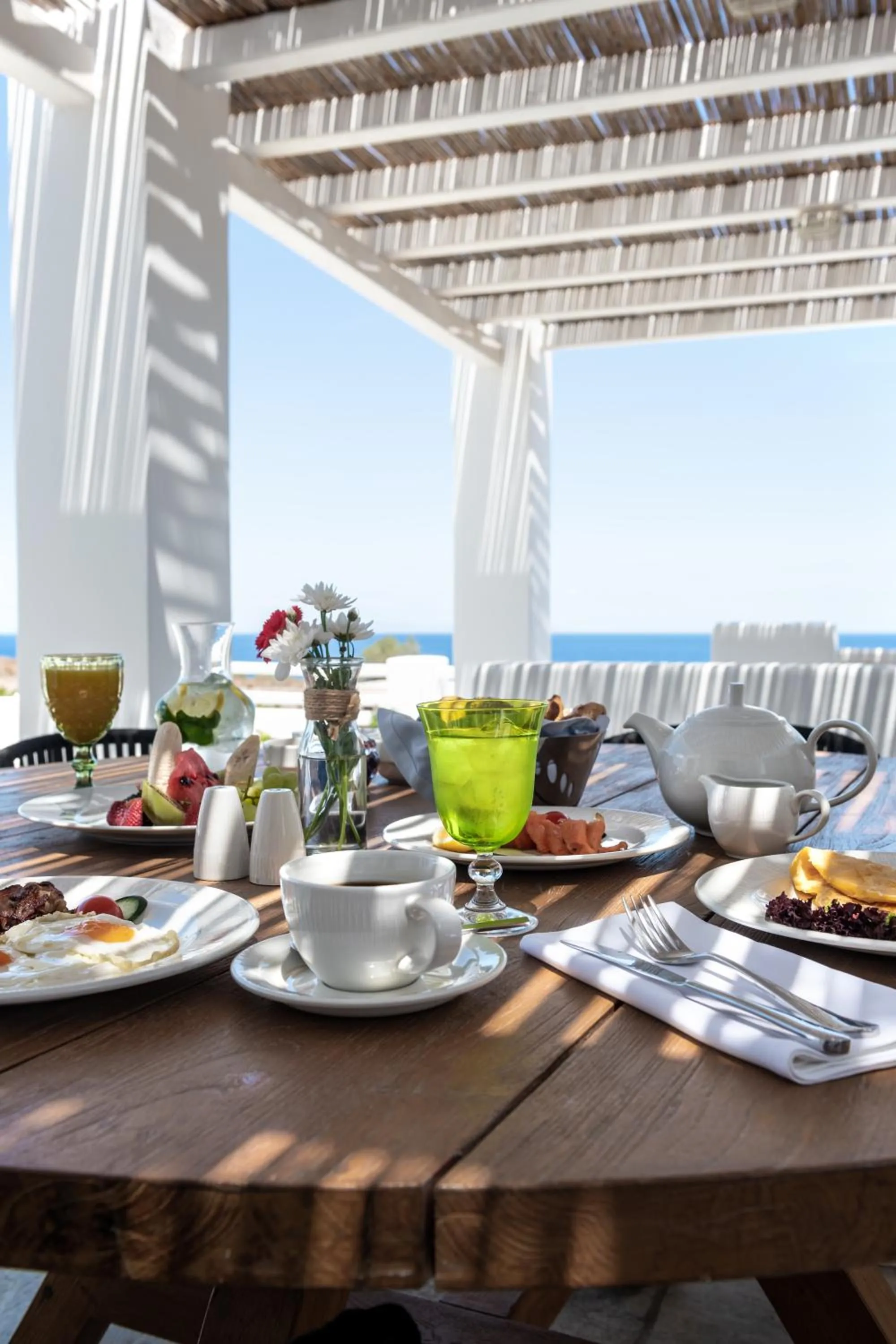 Breakfast in Anema Boutique Hotel & Villas Santorini