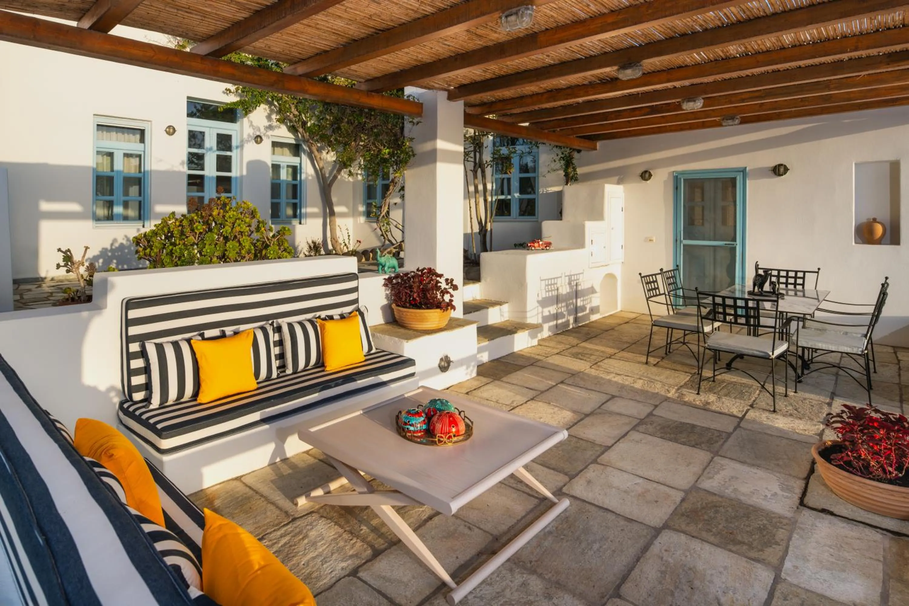 Patio in Anema Boutique Hotel & Villas Santorini