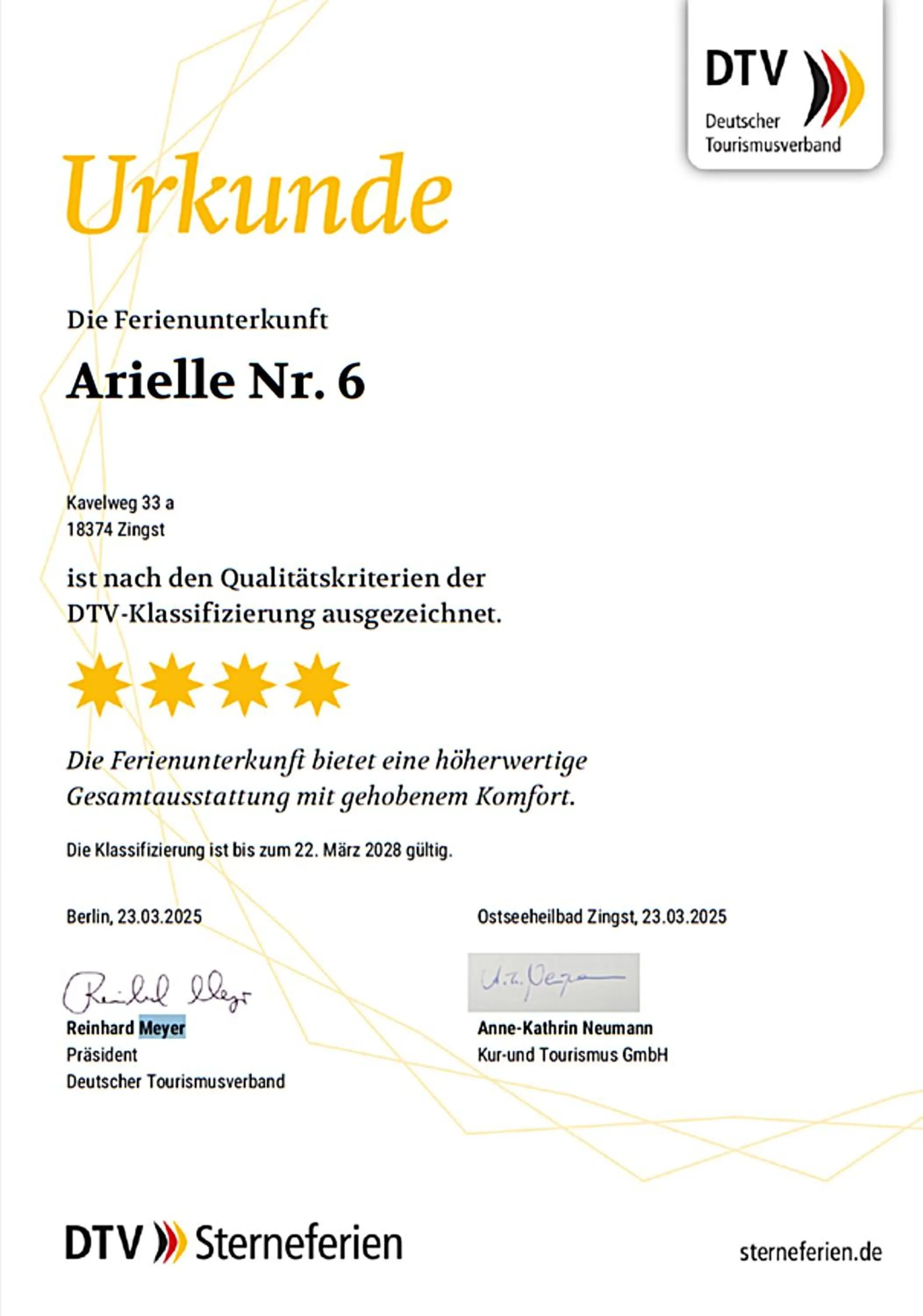 Certificate/Award in Arielle Nr 6 - für die schönste Zeit des Jahres -
