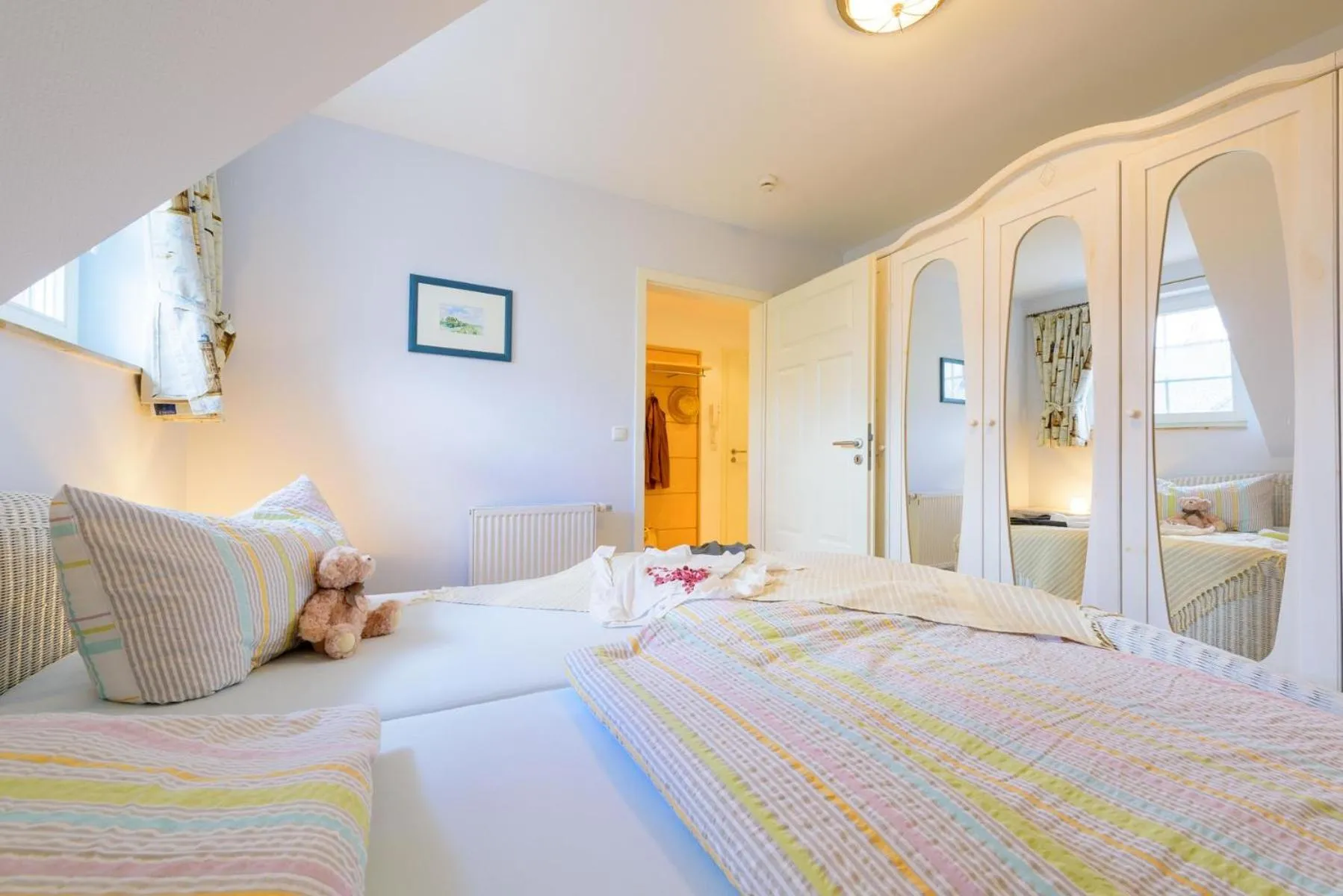 Bedroom, Bed in Arielle Nr 6 - für die schönste Zeit des Jahres -