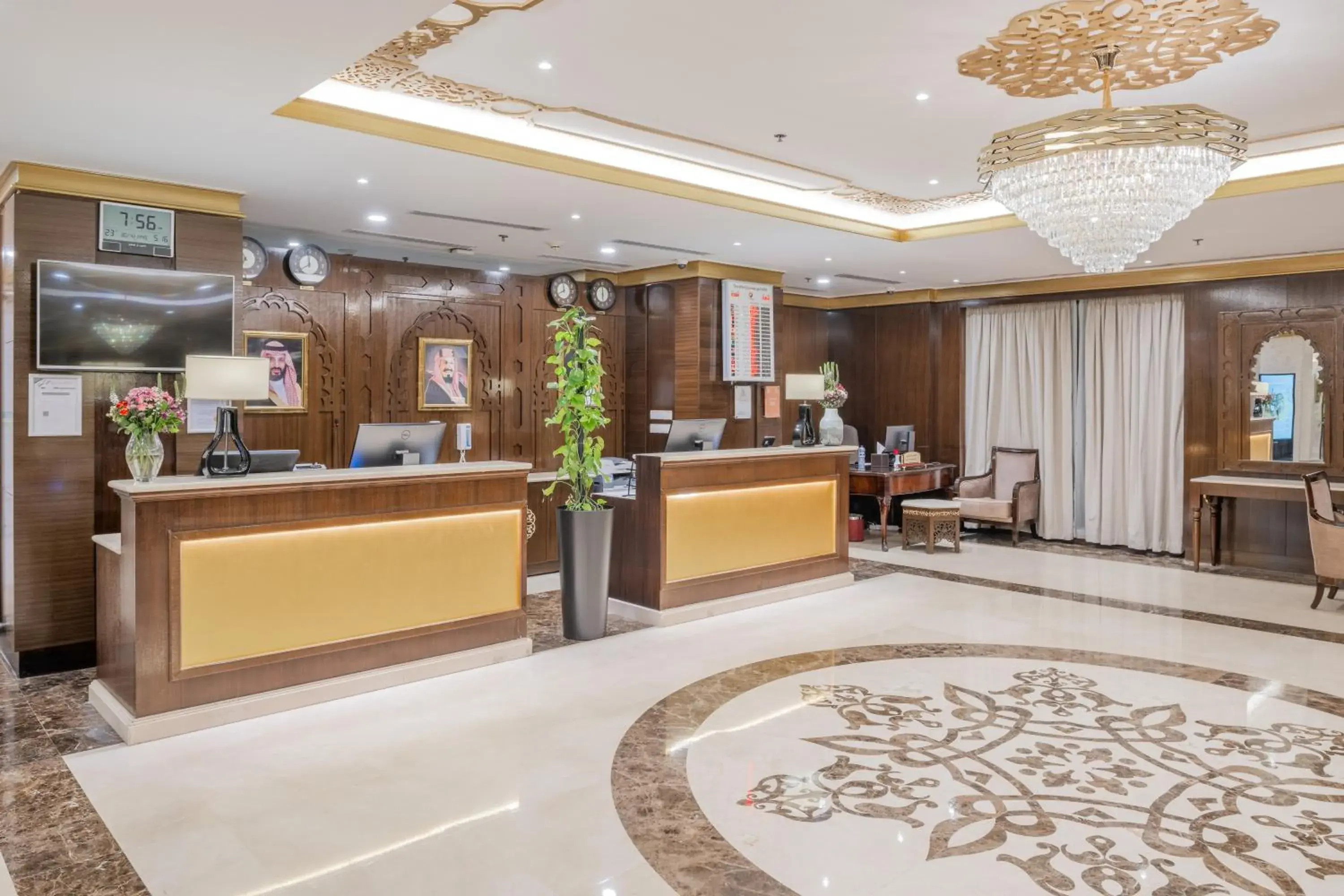 Lobby or reception in Taiba Madinah Hotel Lobby or reception in Taiba Madinah Hotel