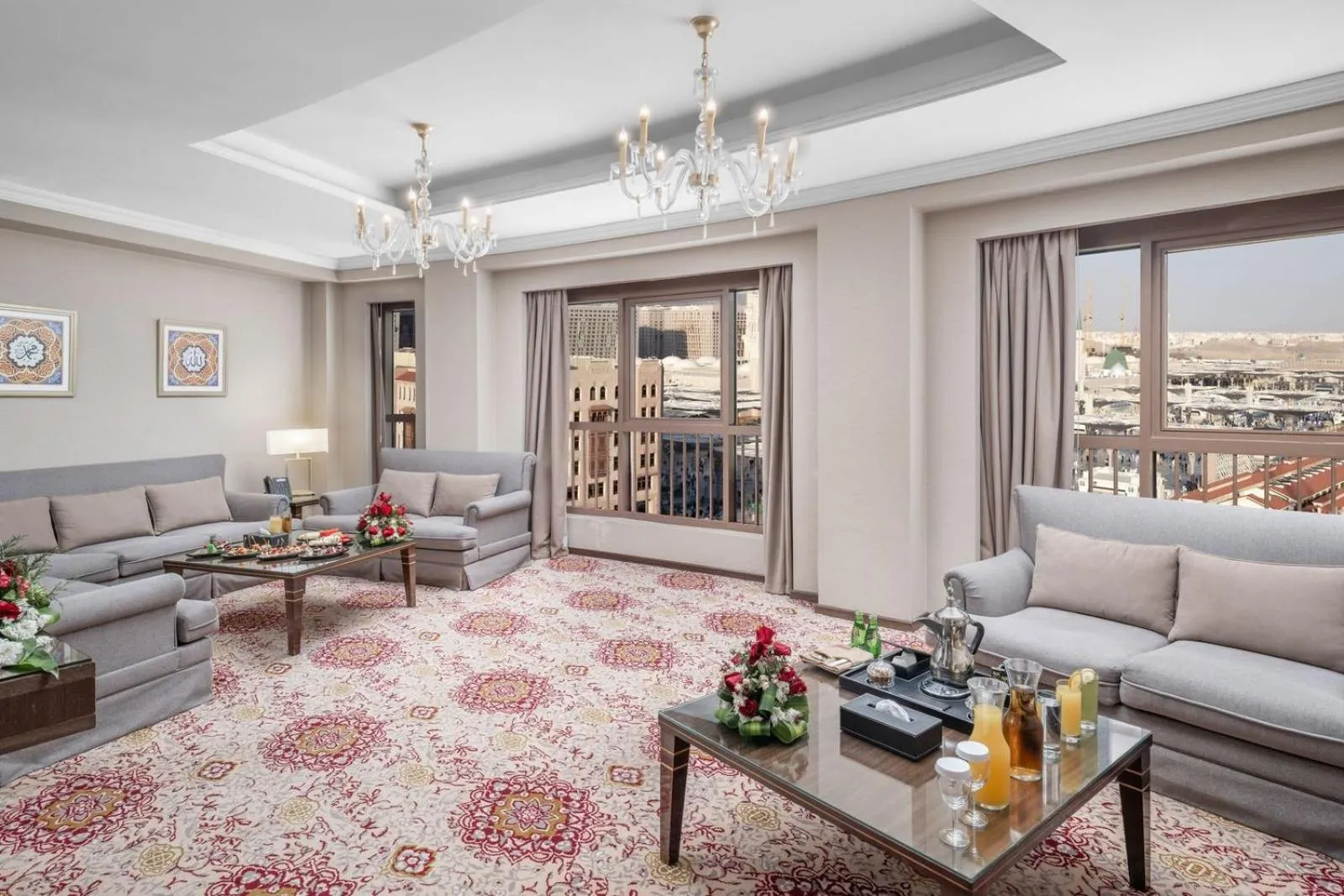 Living room in Taiba Madinah Hotel