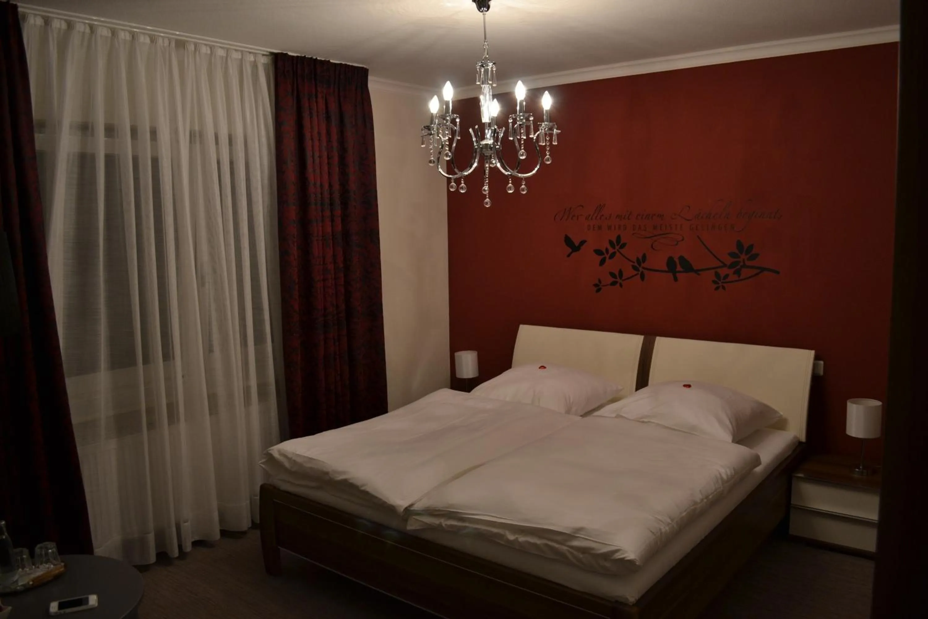 Bed in Gästehaus Graul