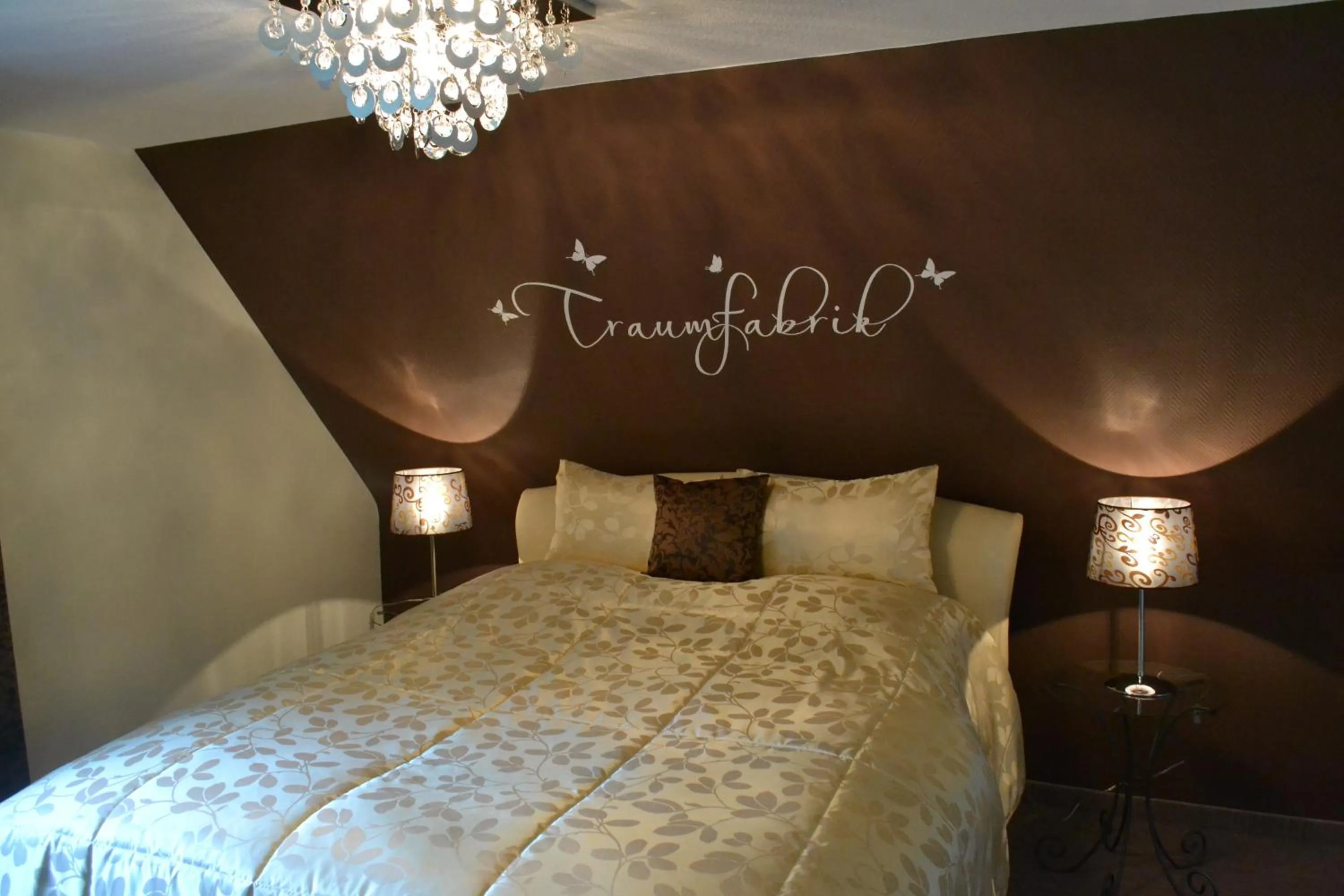 Bed in Gästehaus Graul