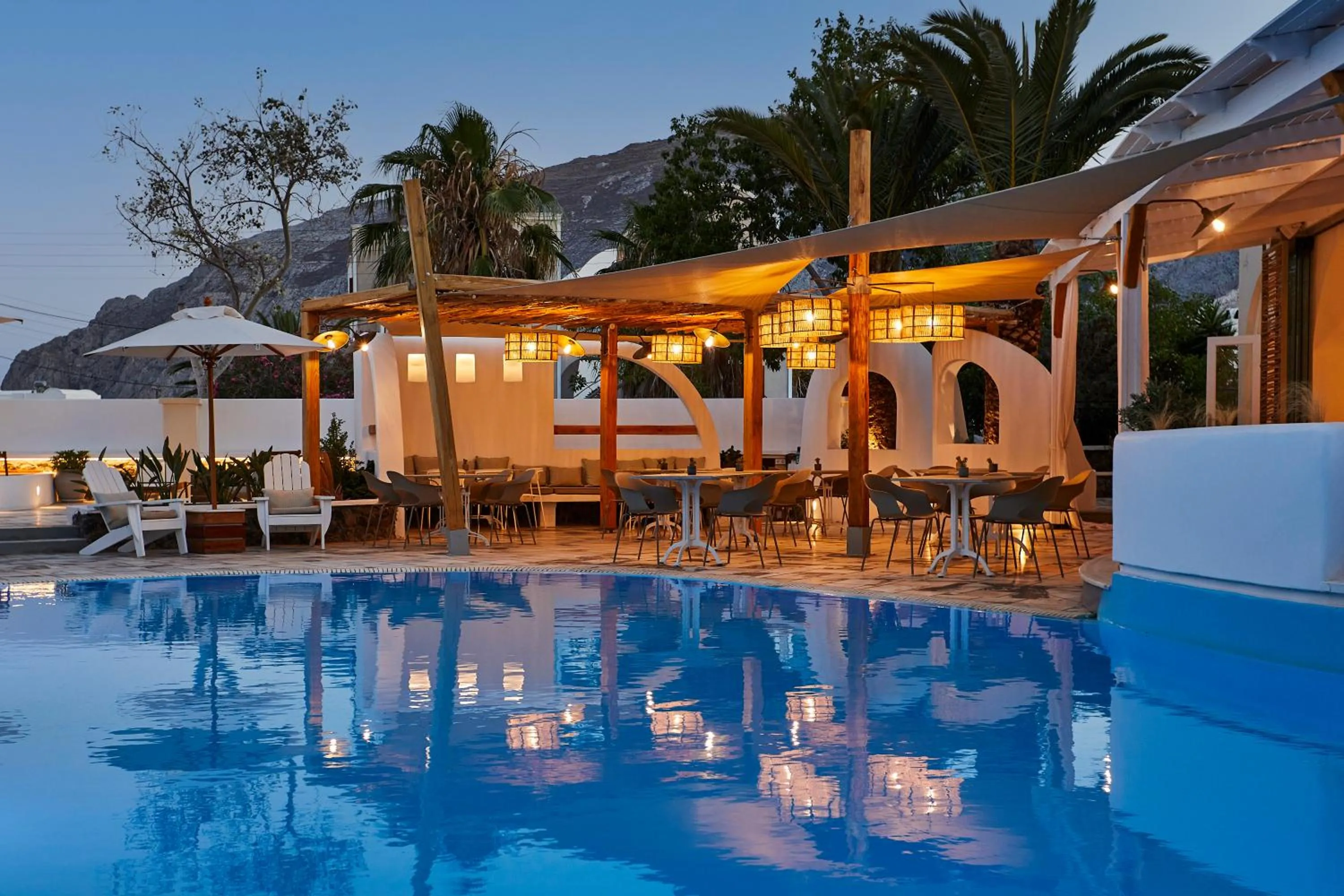 Pool view in Hermes Hotel