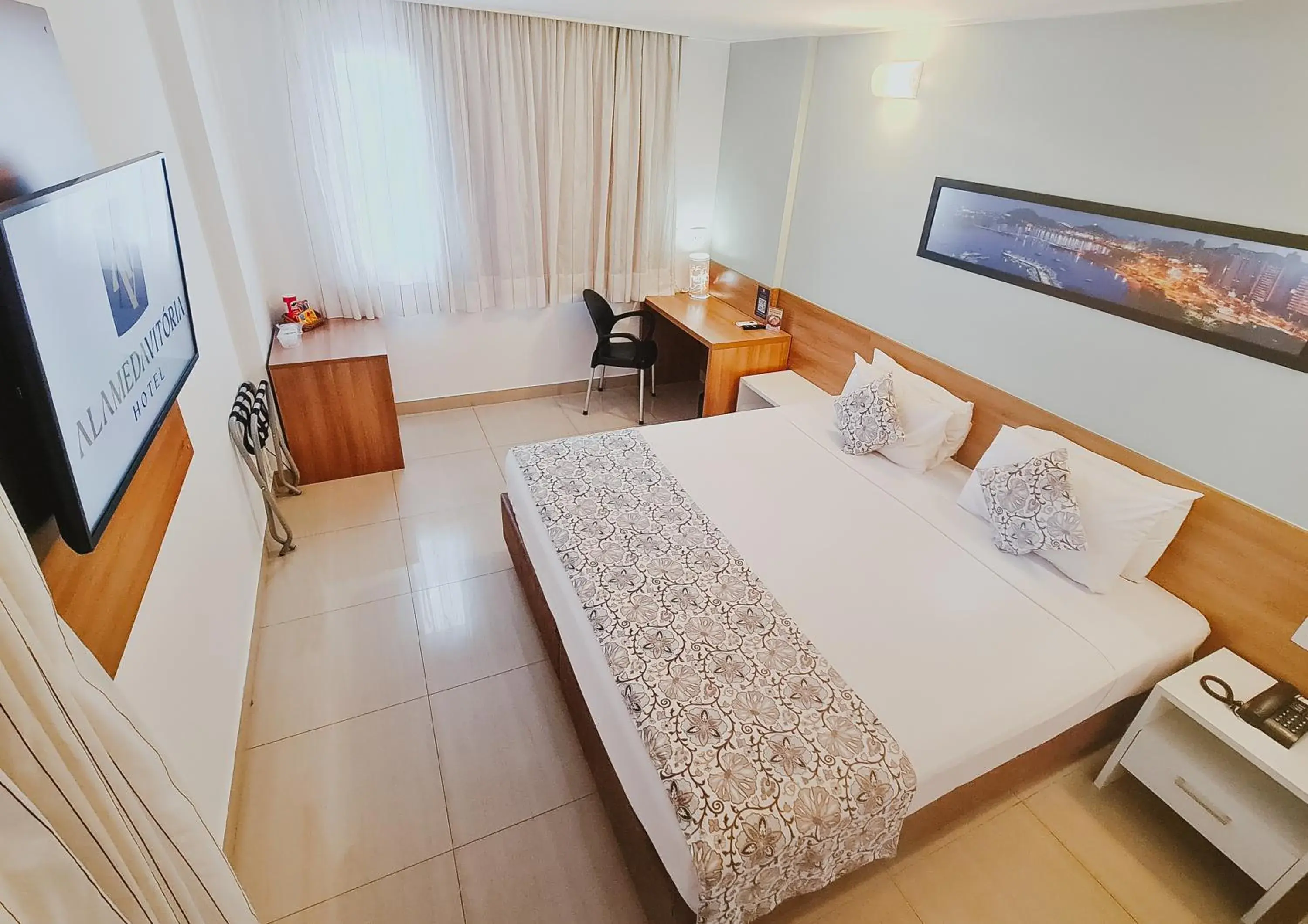 Double Room with Balcony and Sea View - single occupancy in Alameda Vitória Hotel Double Room with Balcony and Sea View - single occupancy in Alameda Vitória Hotel