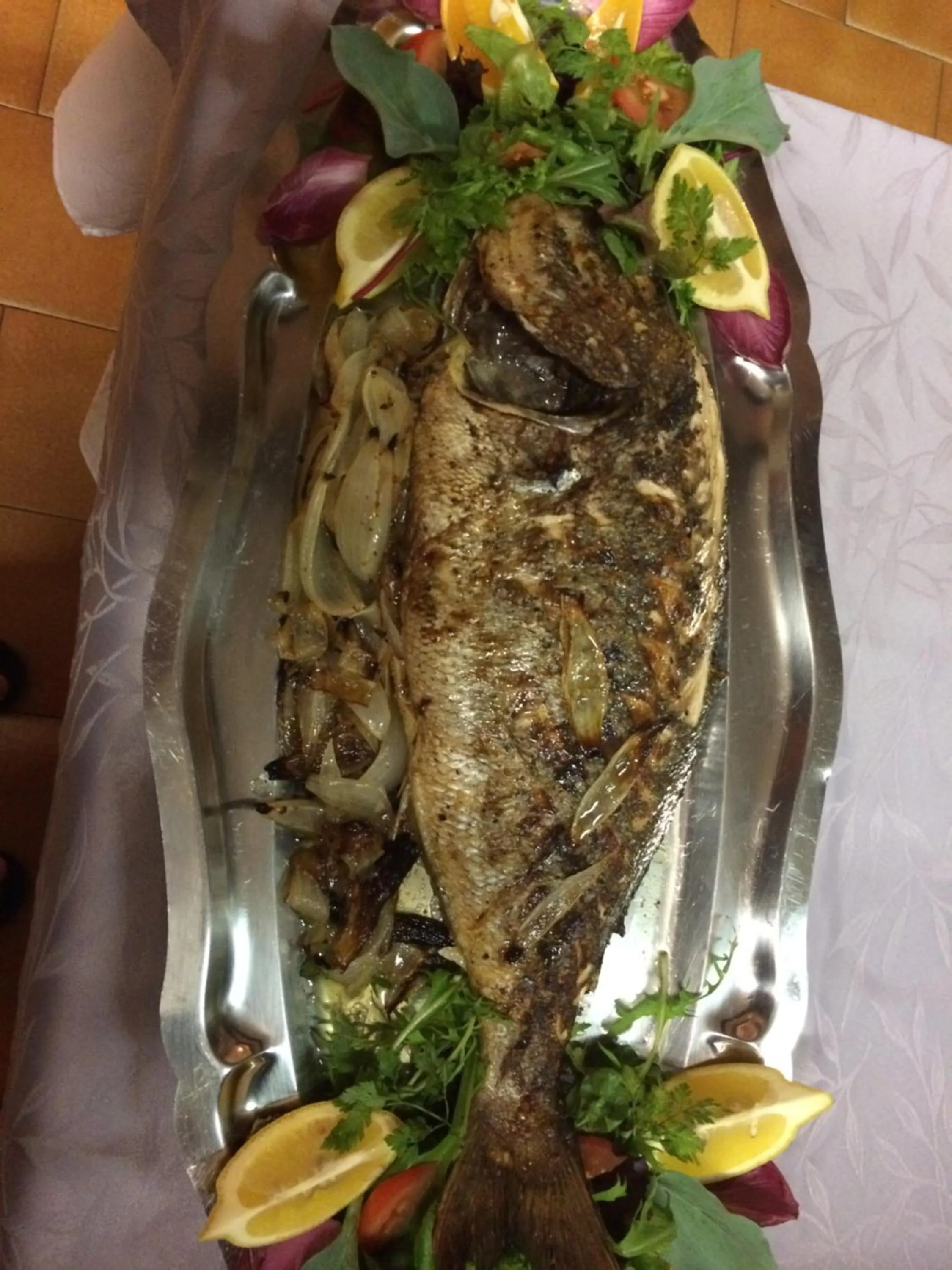 Food close-up in Logis Hotel Restaurant Le Flamant Rose camargue