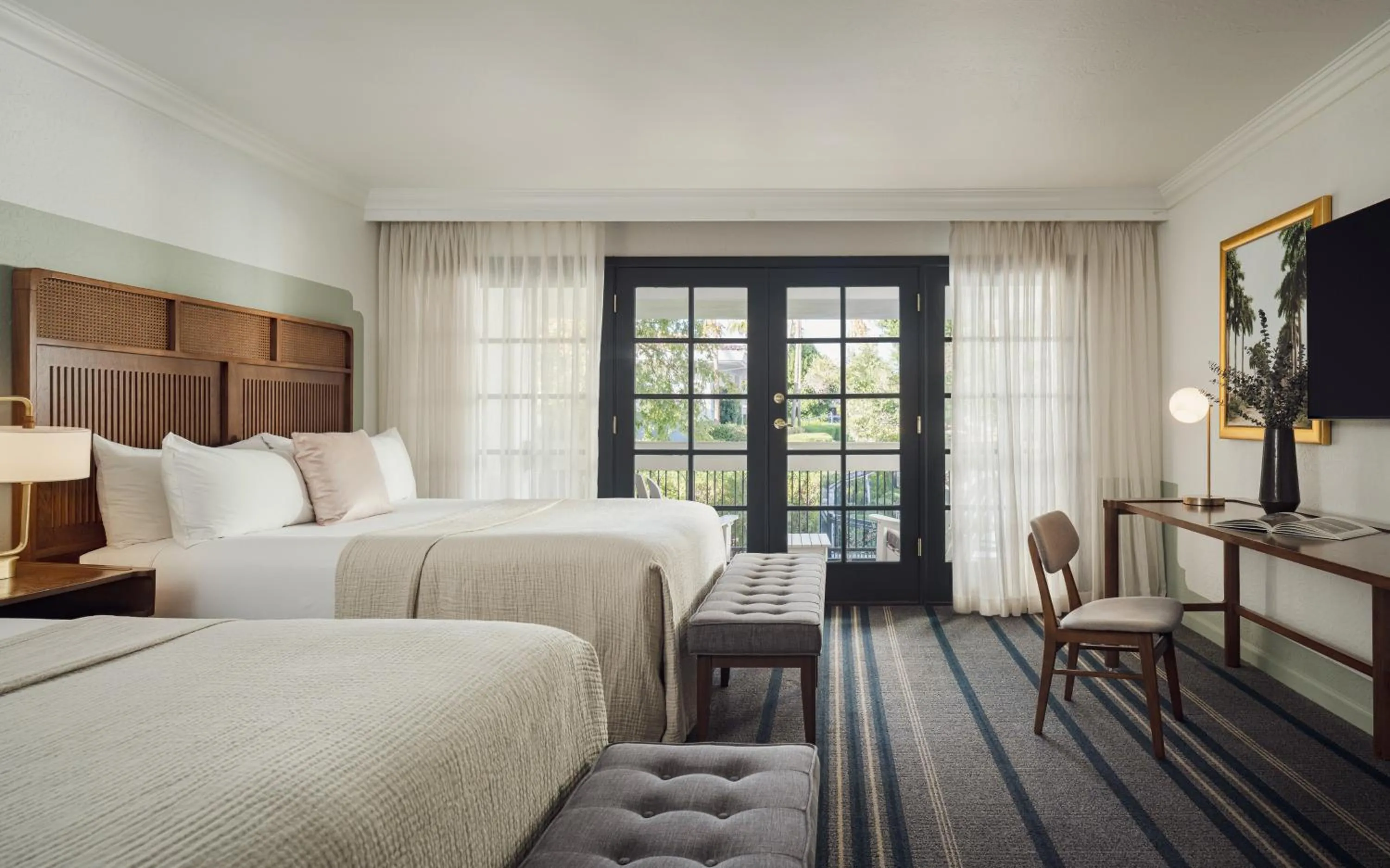 Bed in The Scott Resort & Spa