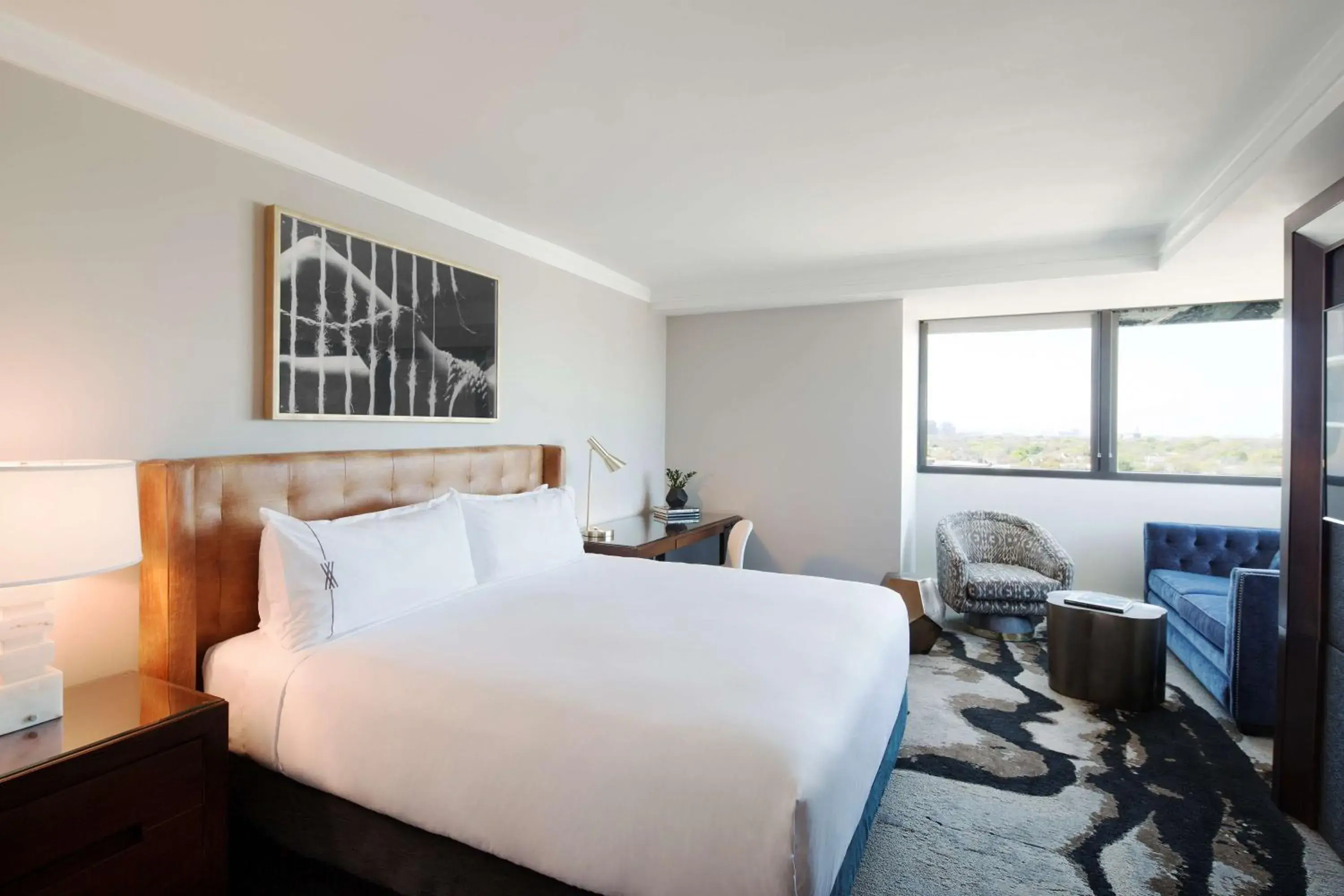 Spa King Room in The Highland Dallas, Curio Collection by Hilton Spa King Room in The Highland Dallas, Curio Collection by Hilton