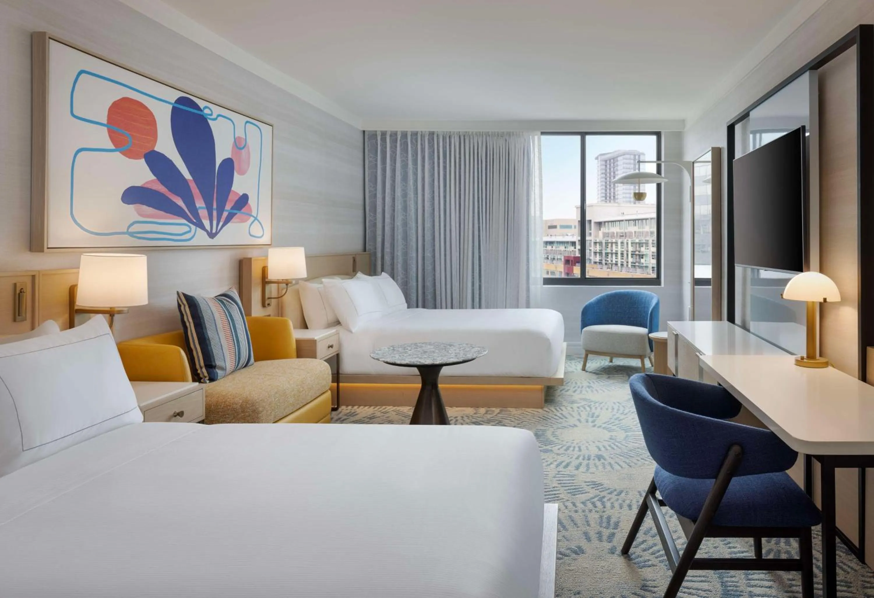 Bed in The Highland Dallas, Curio Collection by Hilton