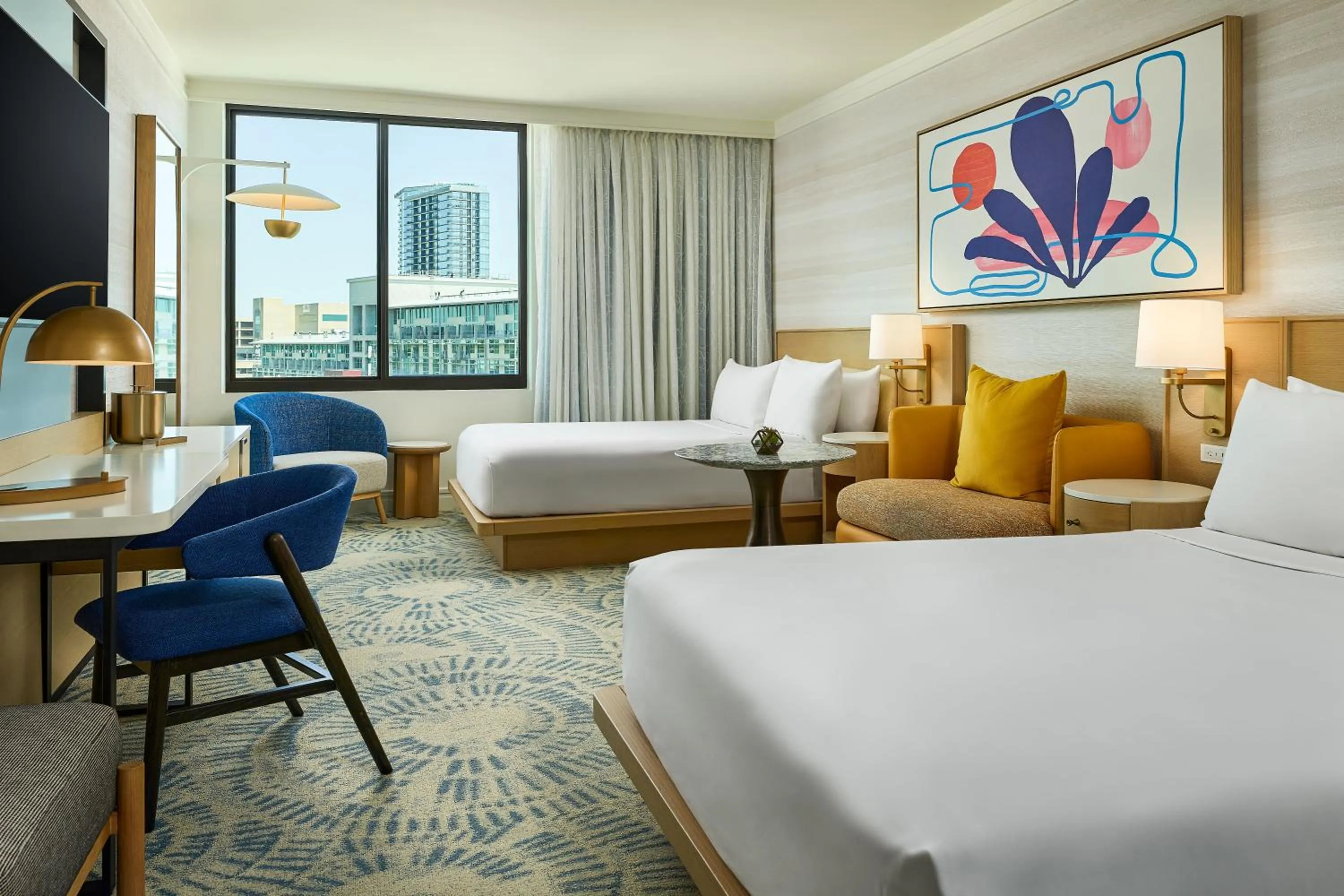 Bed in The Highland Dallas, Curio Collection by Hilton