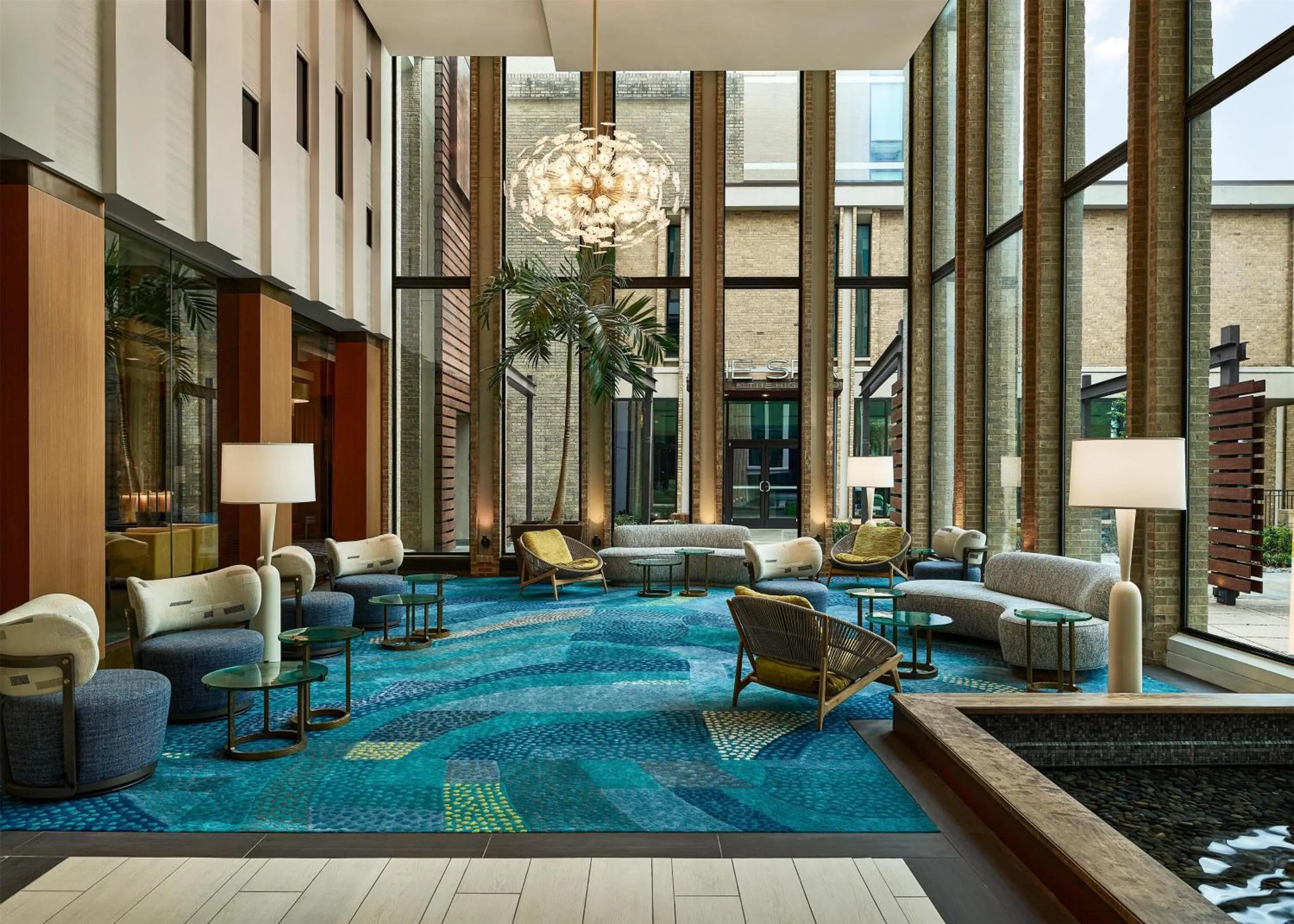Lobby or reception in The Highland Dallas, Curio Collection by Hilton