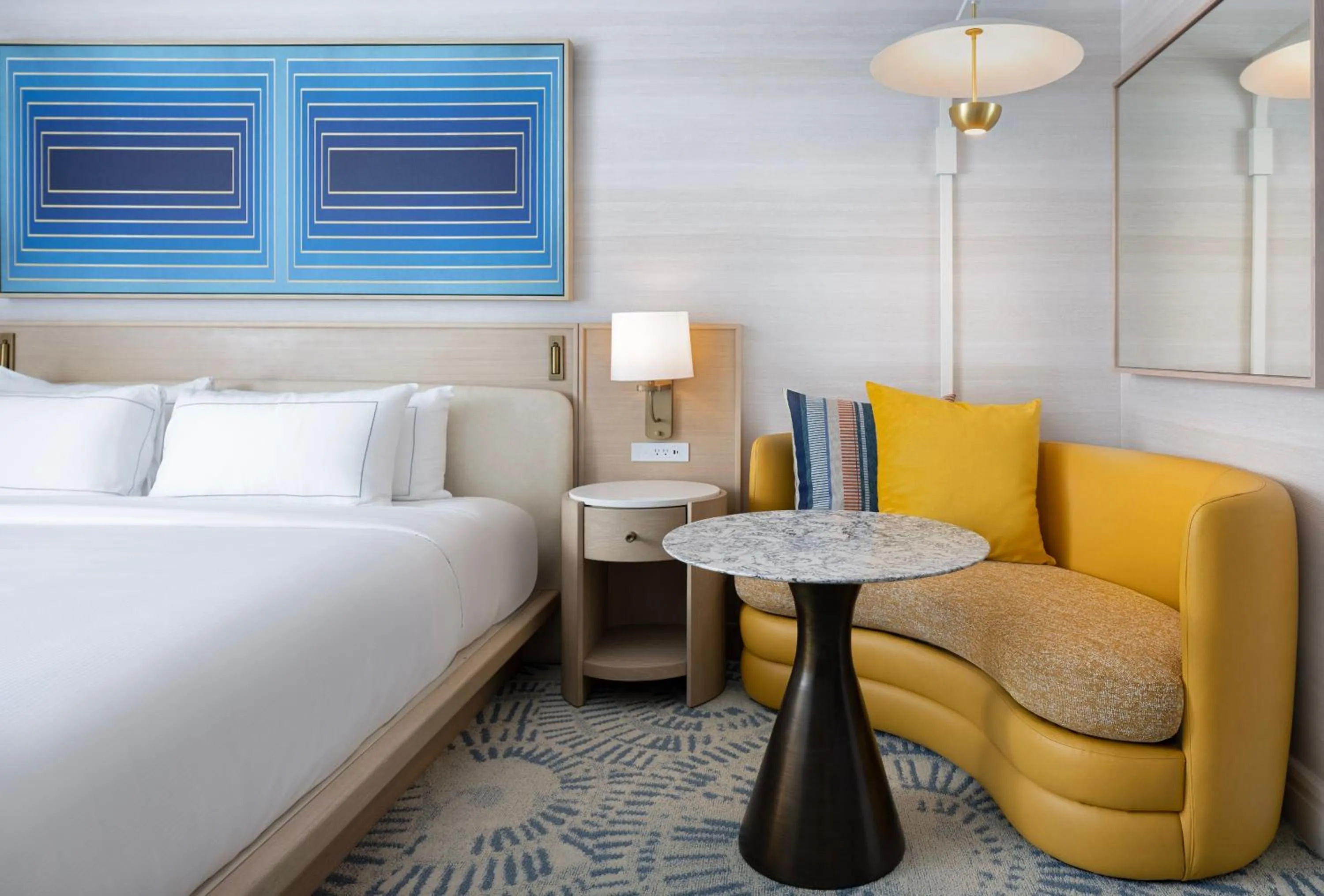 Bed in The Highland Dallas, Curio Collection by Hilton