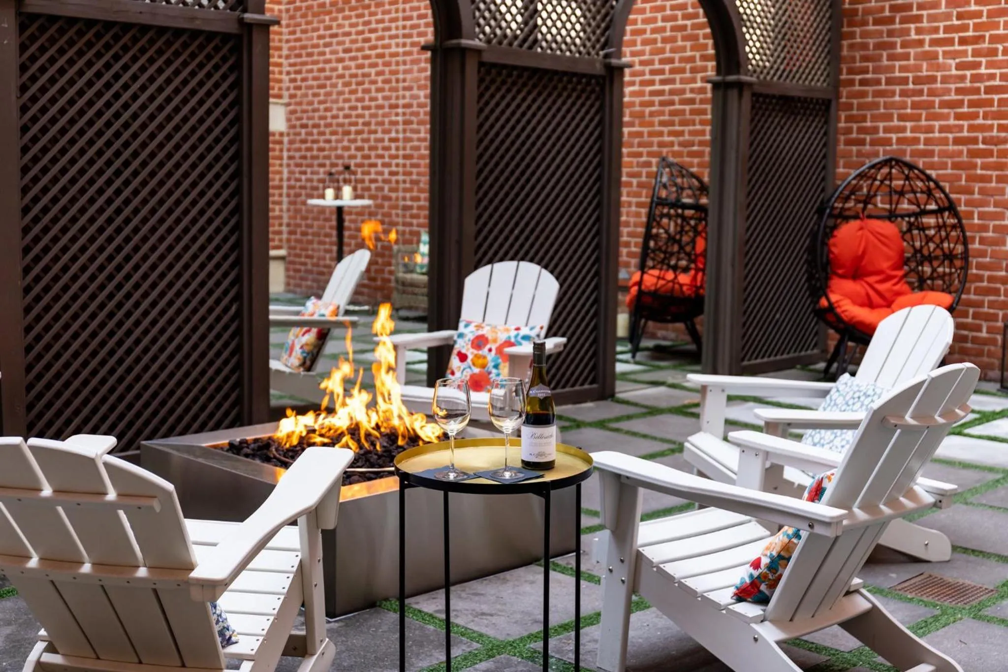 Inner courtyard view in Lorien Hotel & Spa