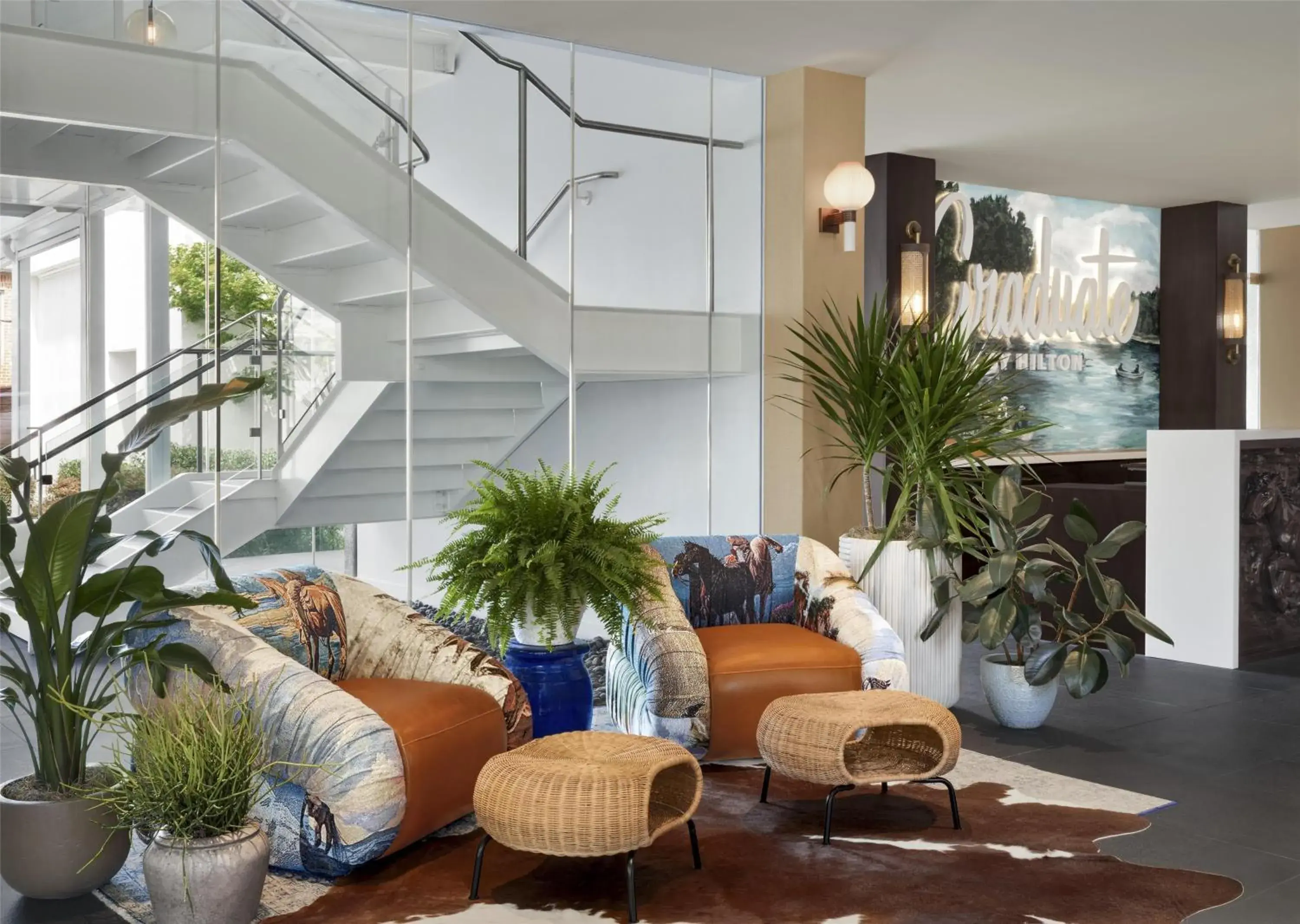 Lobby or reception in Graduate by Hilton Dallas Lobby or reception in Graduate by Hilton Dallas