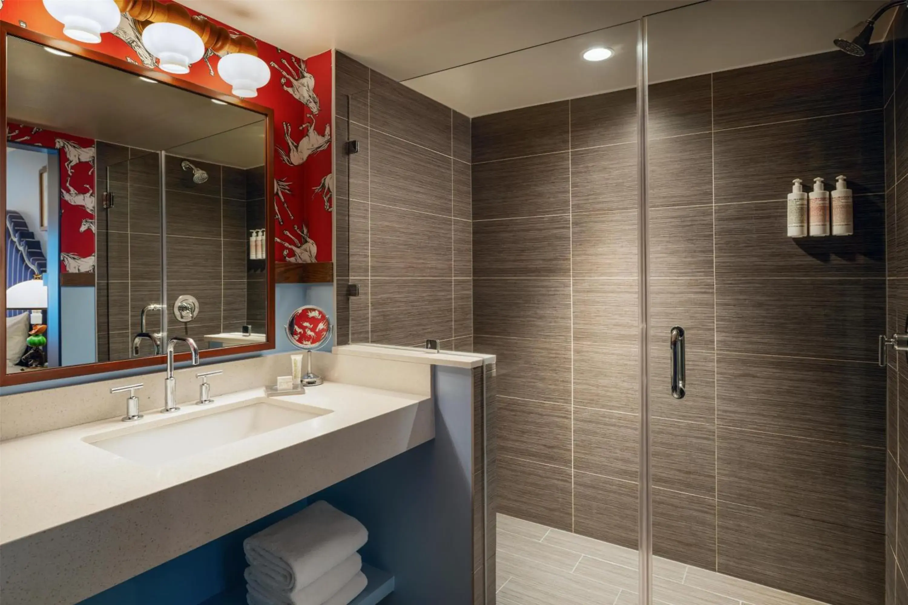 Bathroom in Graduate by Hilton Dallas Bathroom in Graduate by Hilton Dallas