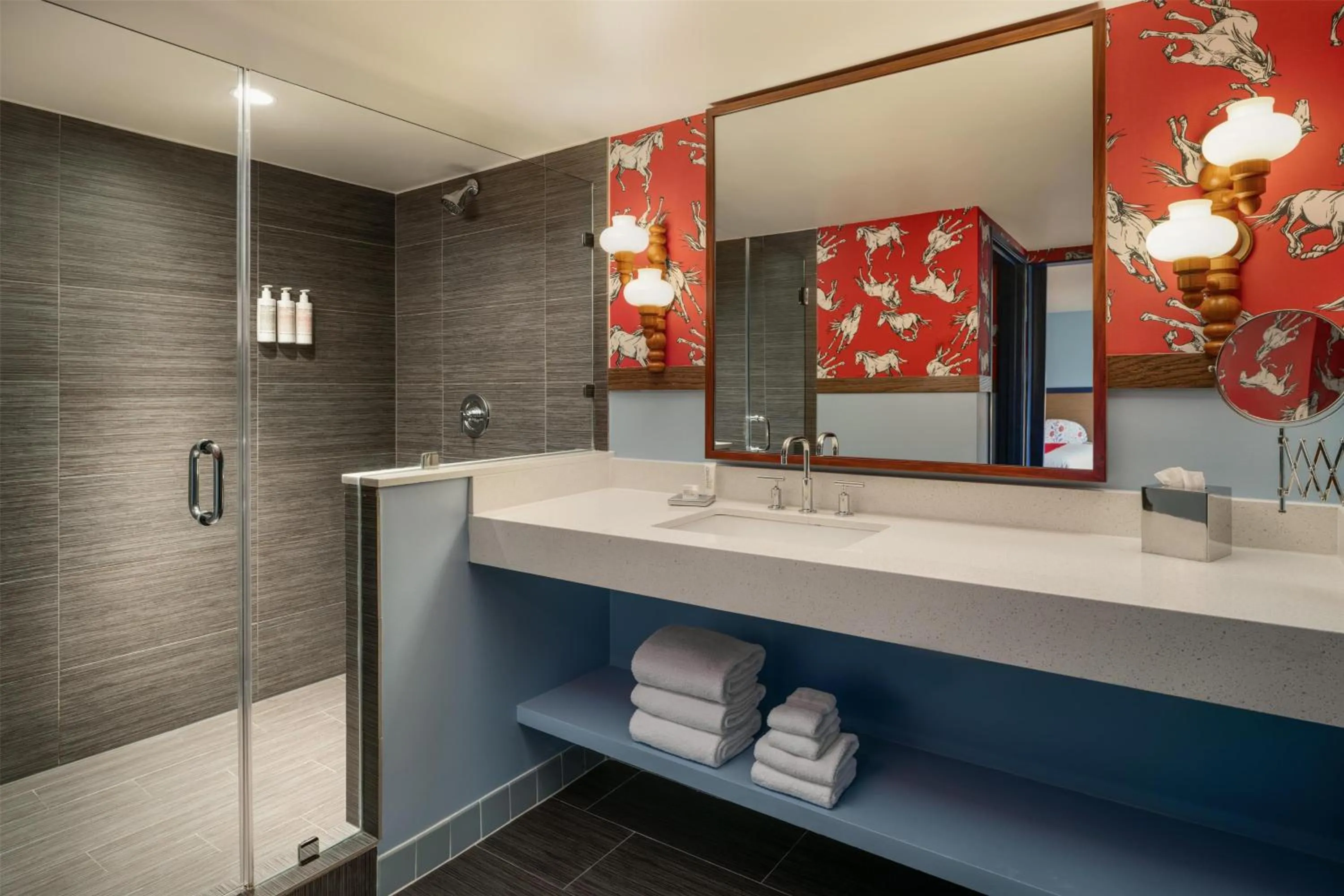 Bathroom in Graduate by Hilton Dallas