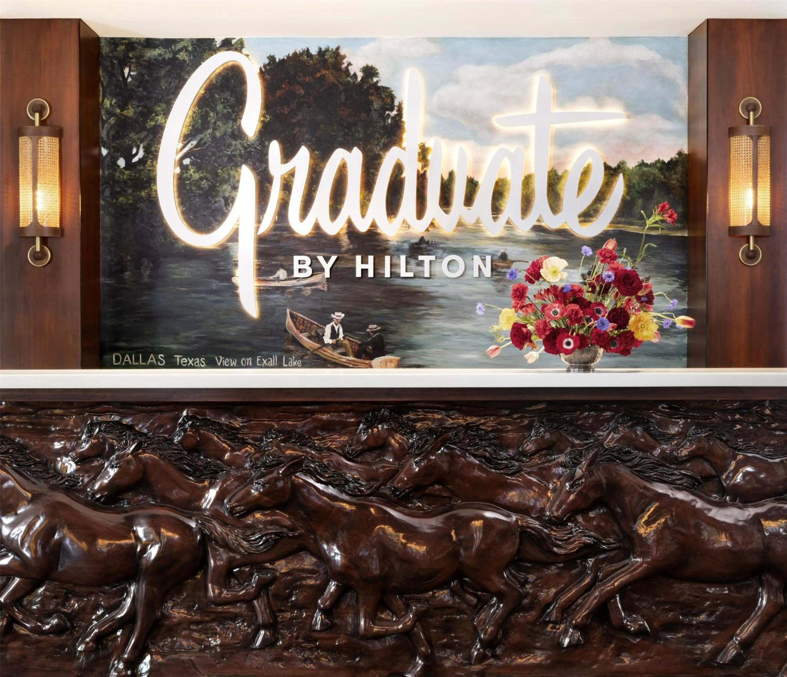 Lobby or reception in Graduate by Hilton Dallas