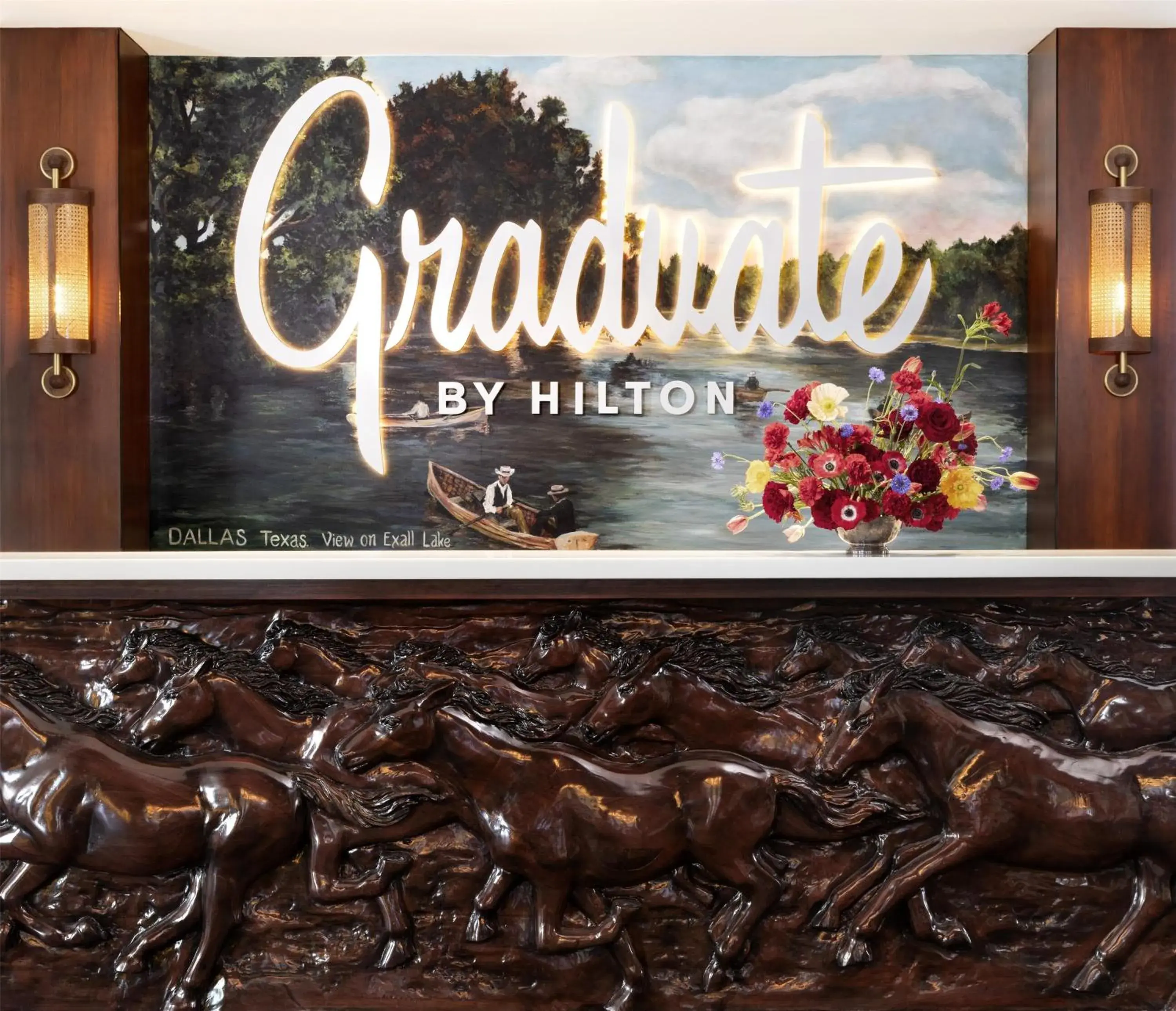 Lobby or reception in Graduate by Hilton Dallas Lobby or reception in Graduate by Hilton Dallas