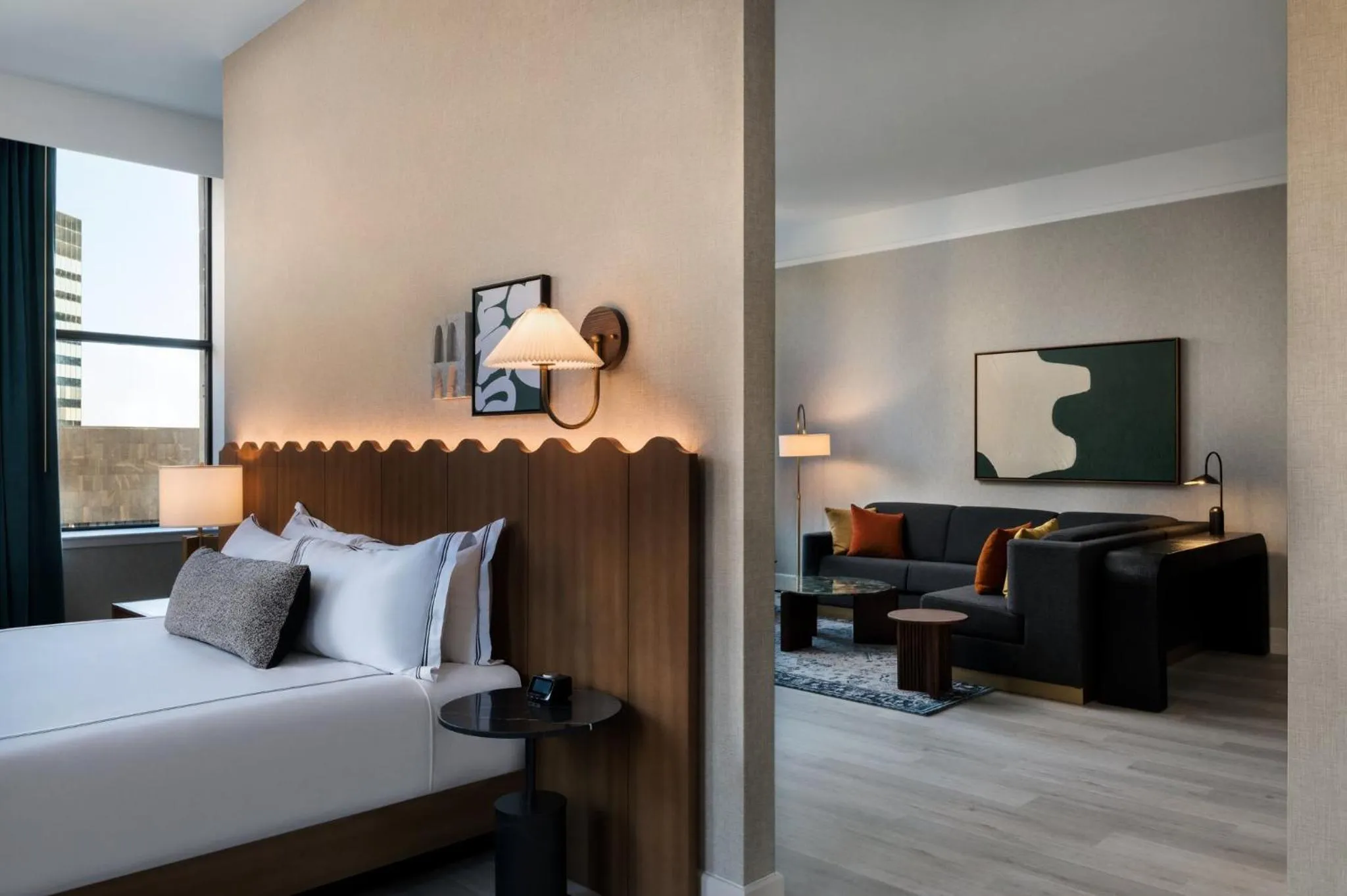 Photo of the whole room, Bed in Kimpton Hotel Monaco Baltimore Inner Harbor by IHG