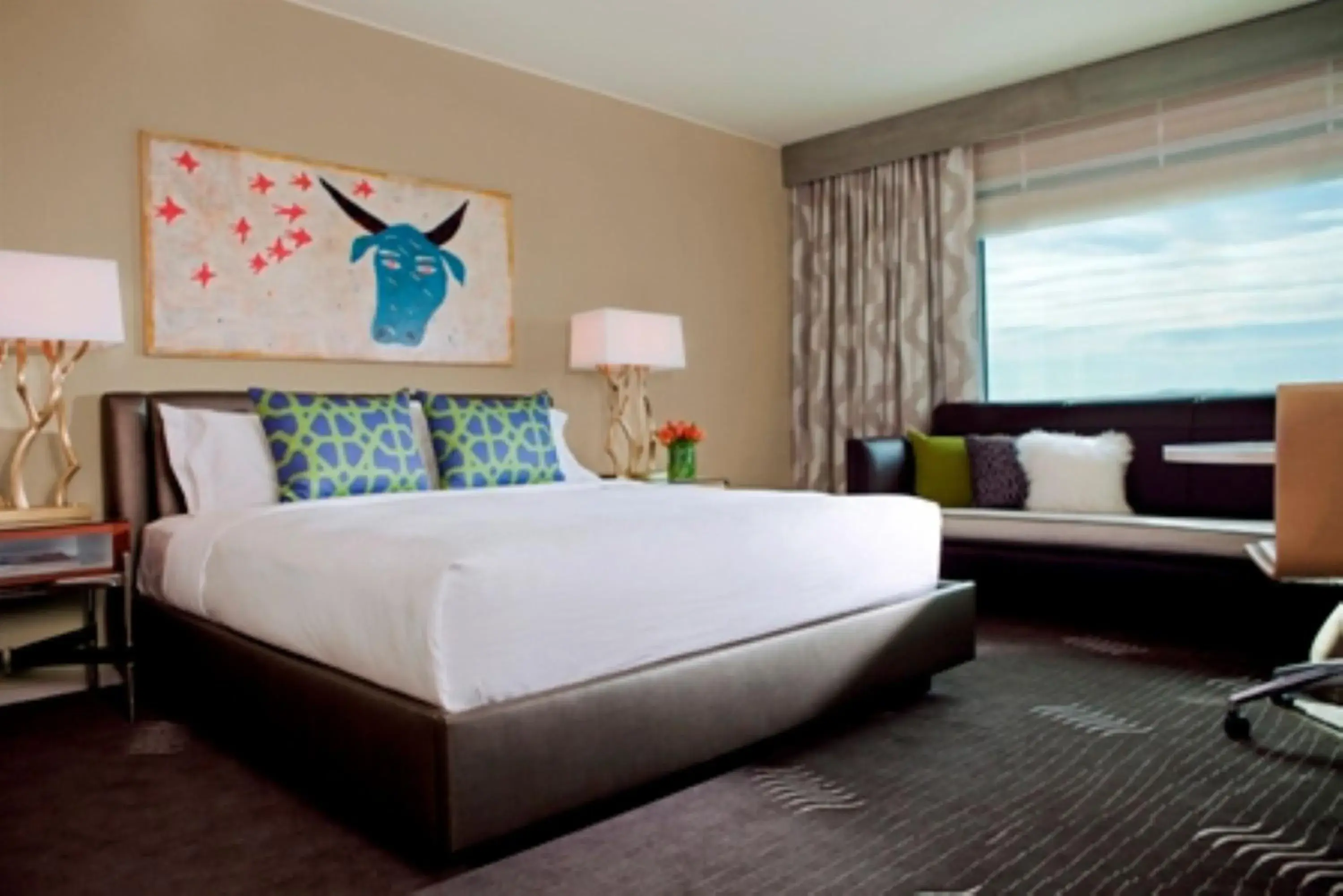 Bed in Kimpton Hotel Palomar Phoenix Cityscape by IHG Bed in Kimpton Hotel Palomar Phoenix Cityscape by IHG
