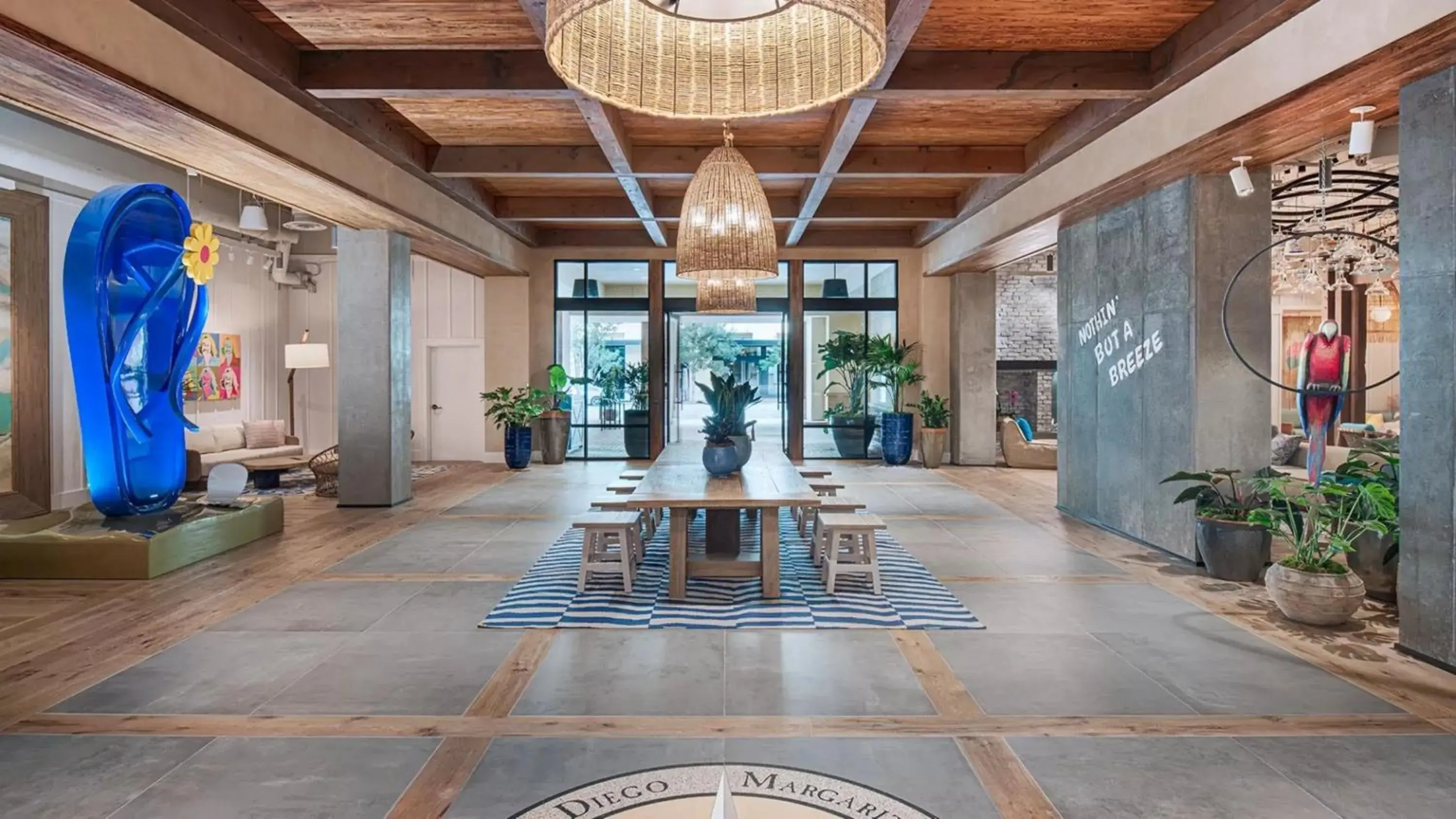 Lobby or reception in Margaritaville Hotel San Diego Gaslamp Quarter Lobby or reception in Margaritaville Hotel San Diego Gaslamp Quarter