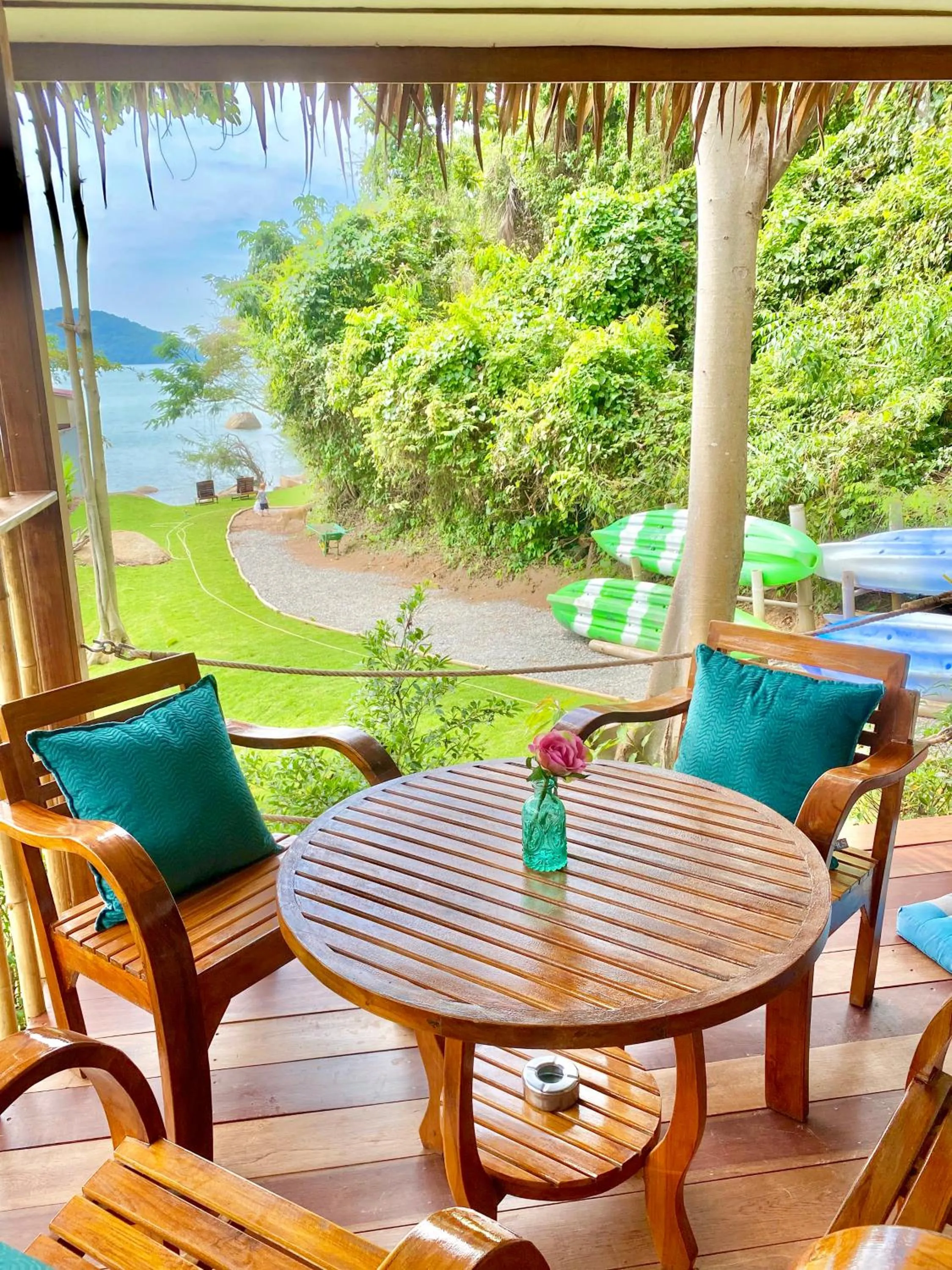 Patio in Kalulushi Bungalows