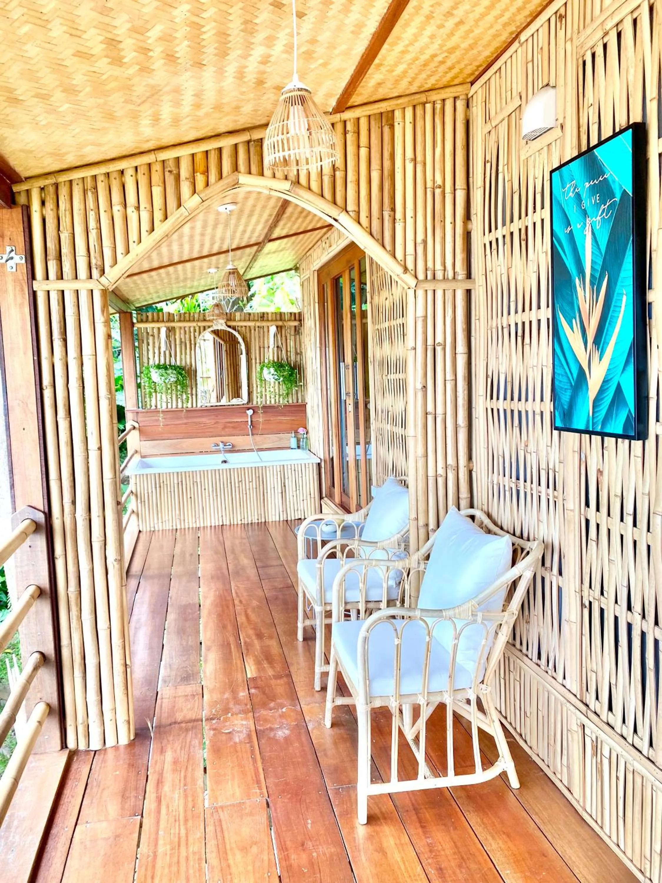 Patio in Kalulushi Bungalows
