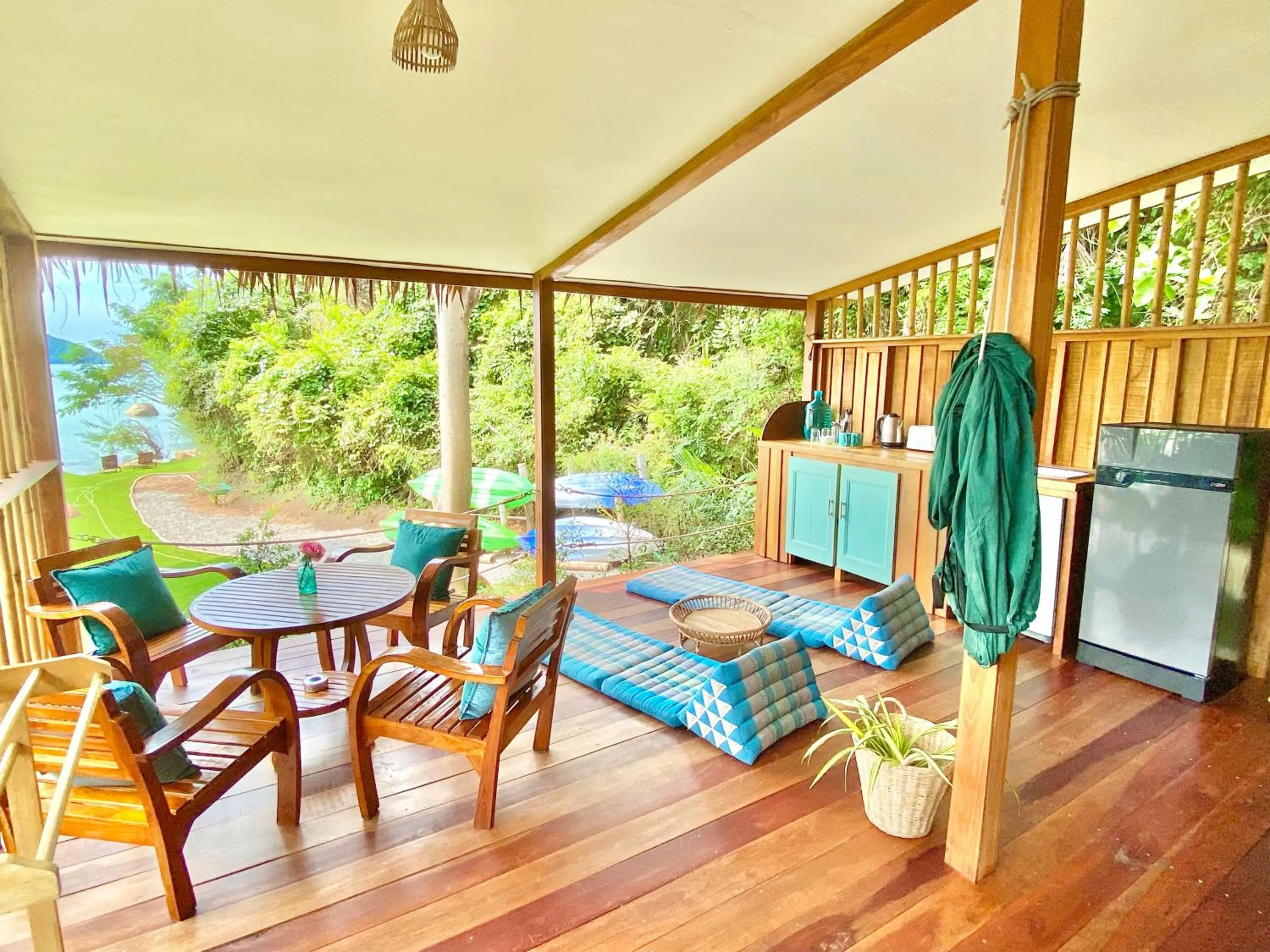 Patio in Kalulushi Bungalows
