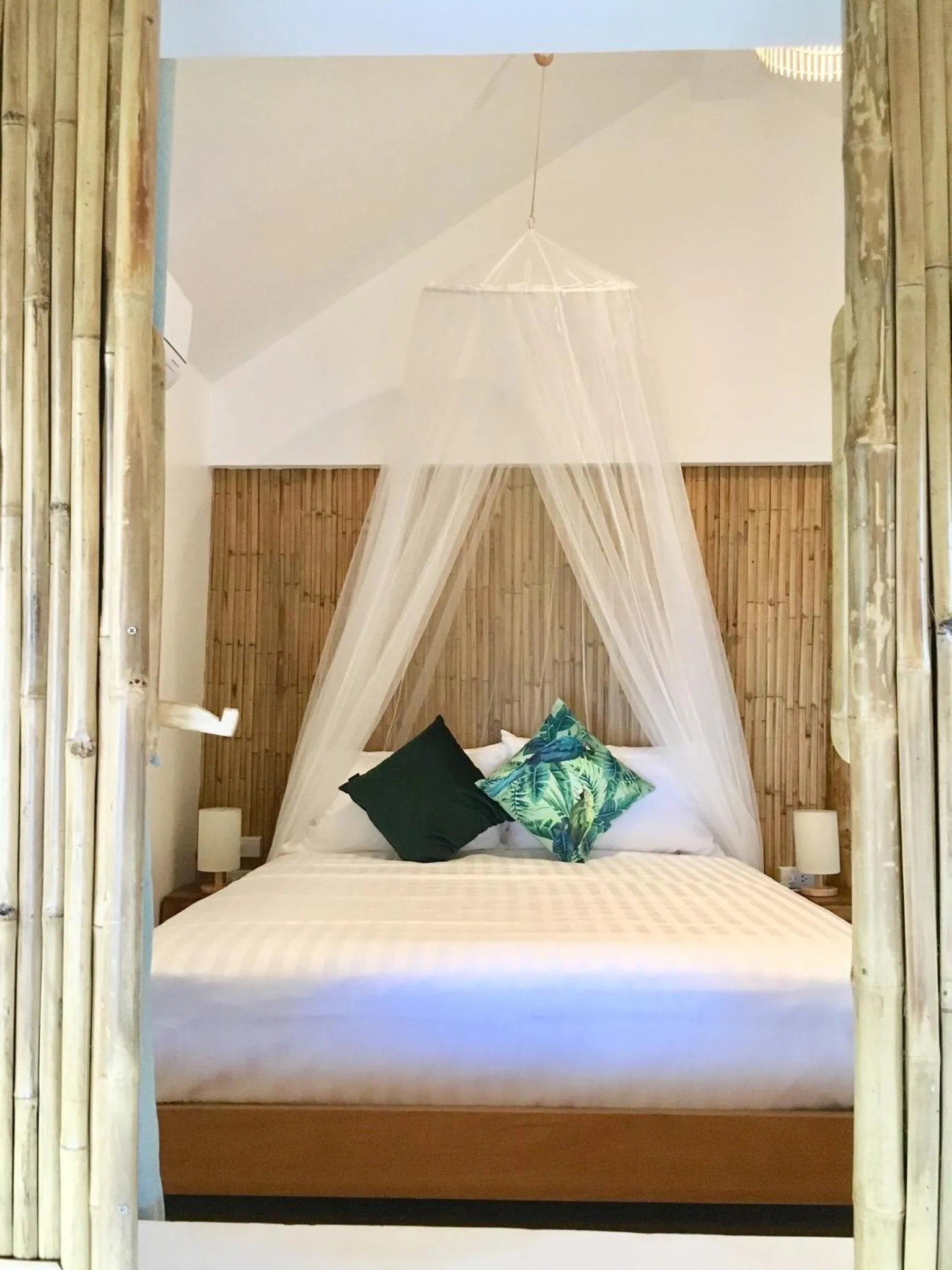 Bed in Kalulushi Bungalows