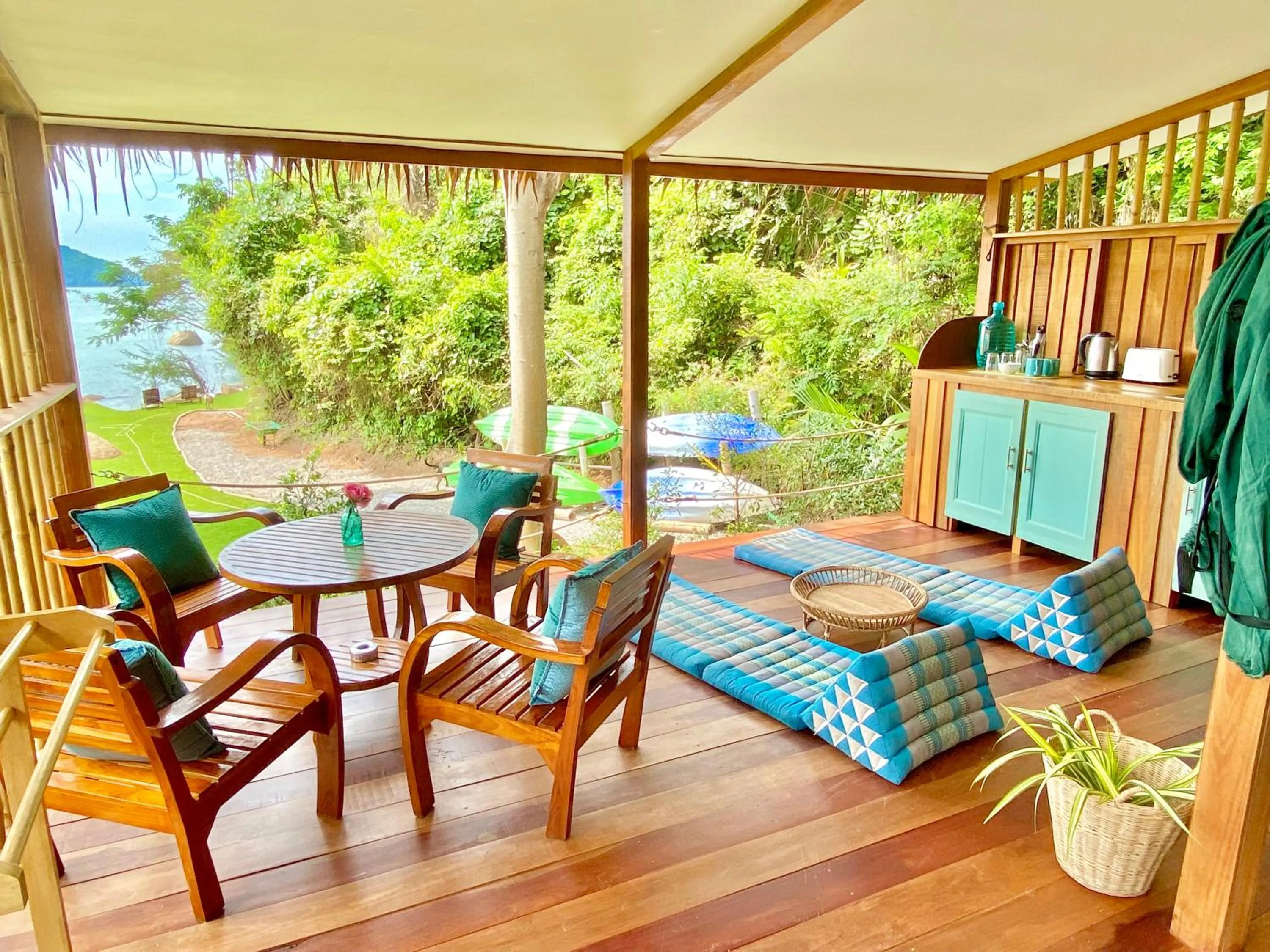 Patio in Kalulushi Bungalows