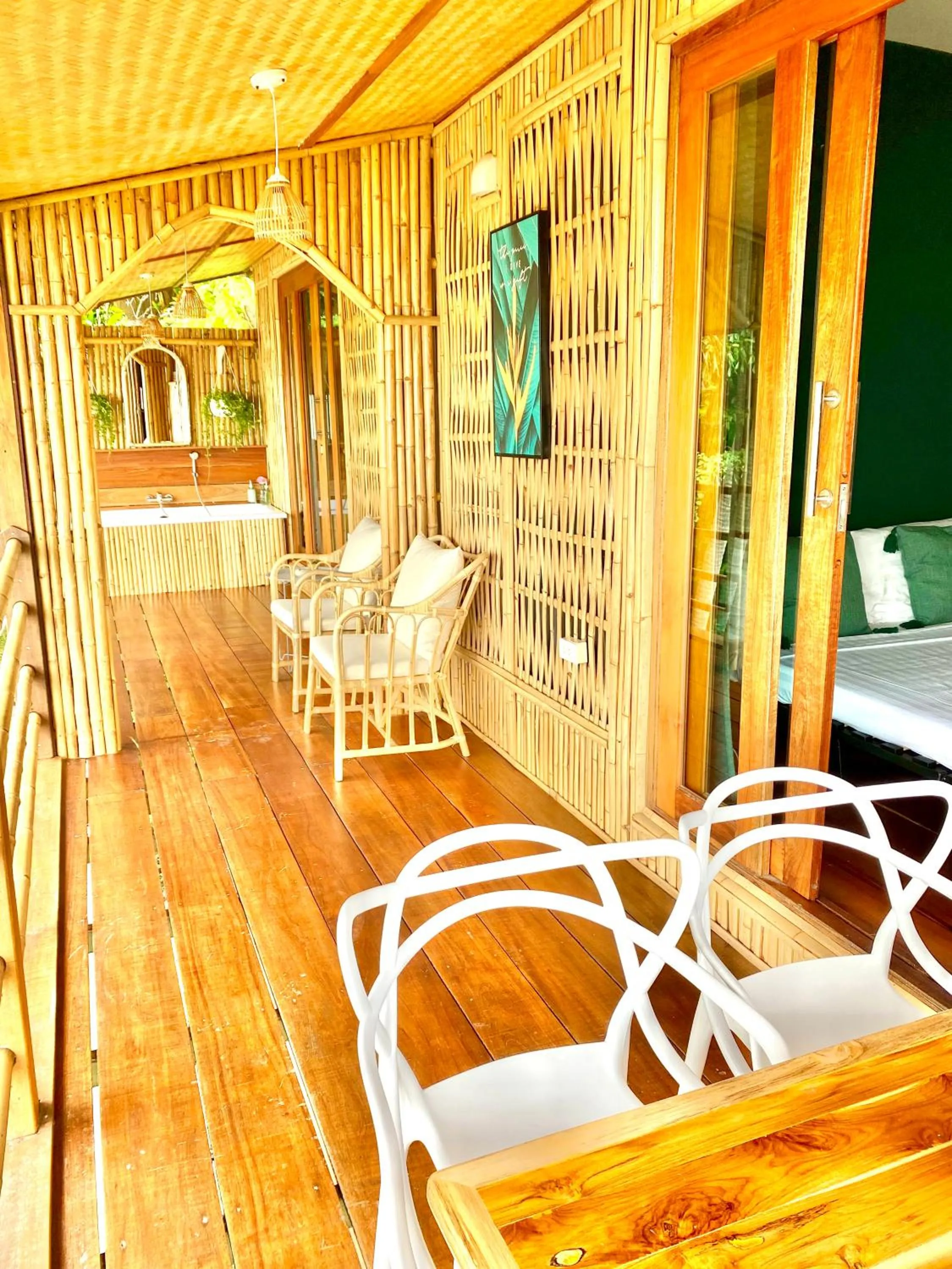 Patio in Kalulushi Bungalows