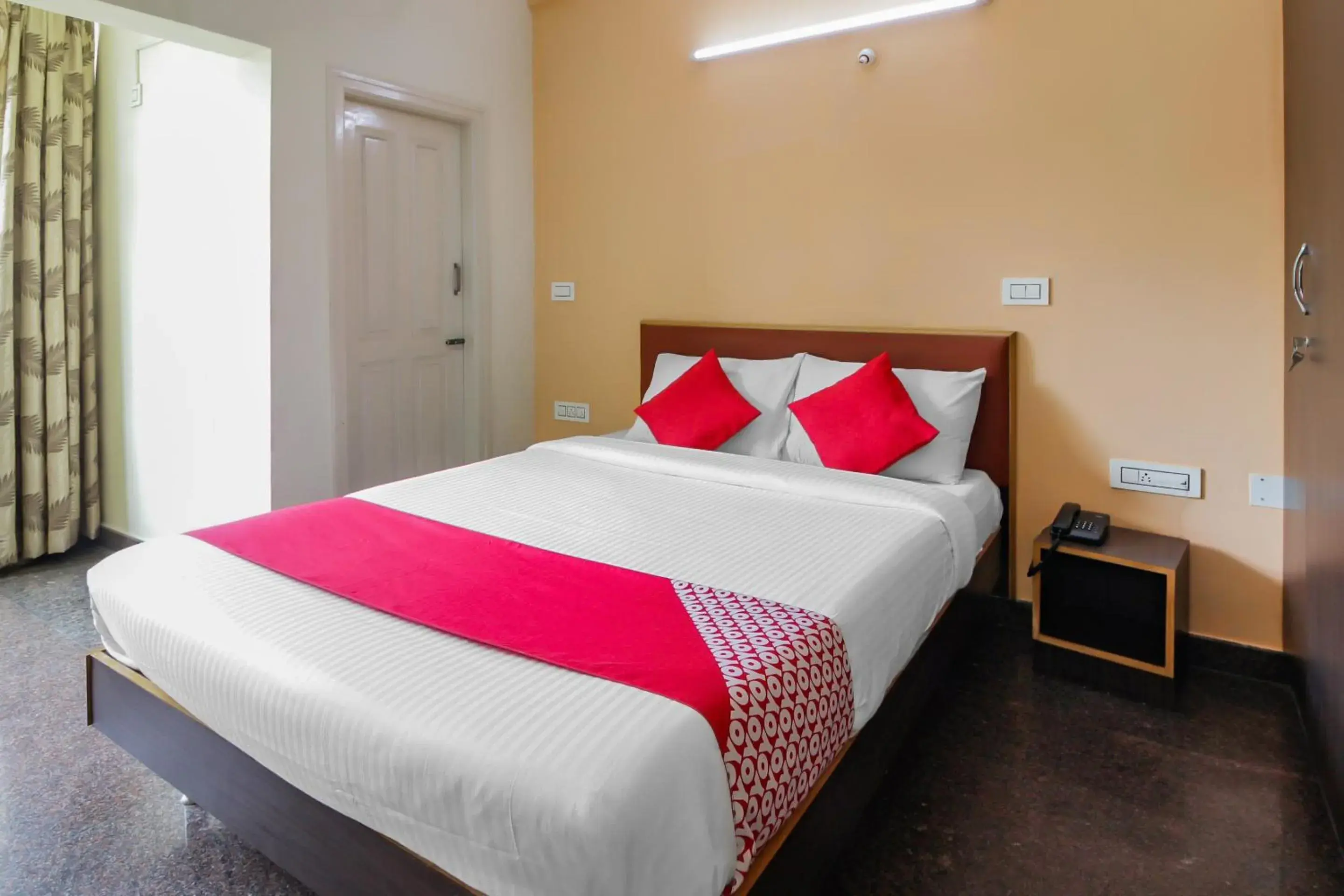 Bedroom, Bed in Collection O Mysore Gokulam Formerly The Olive Shine Bedroom, Bed in Collection O Mysore Gokulam Formerly The Olive Shine