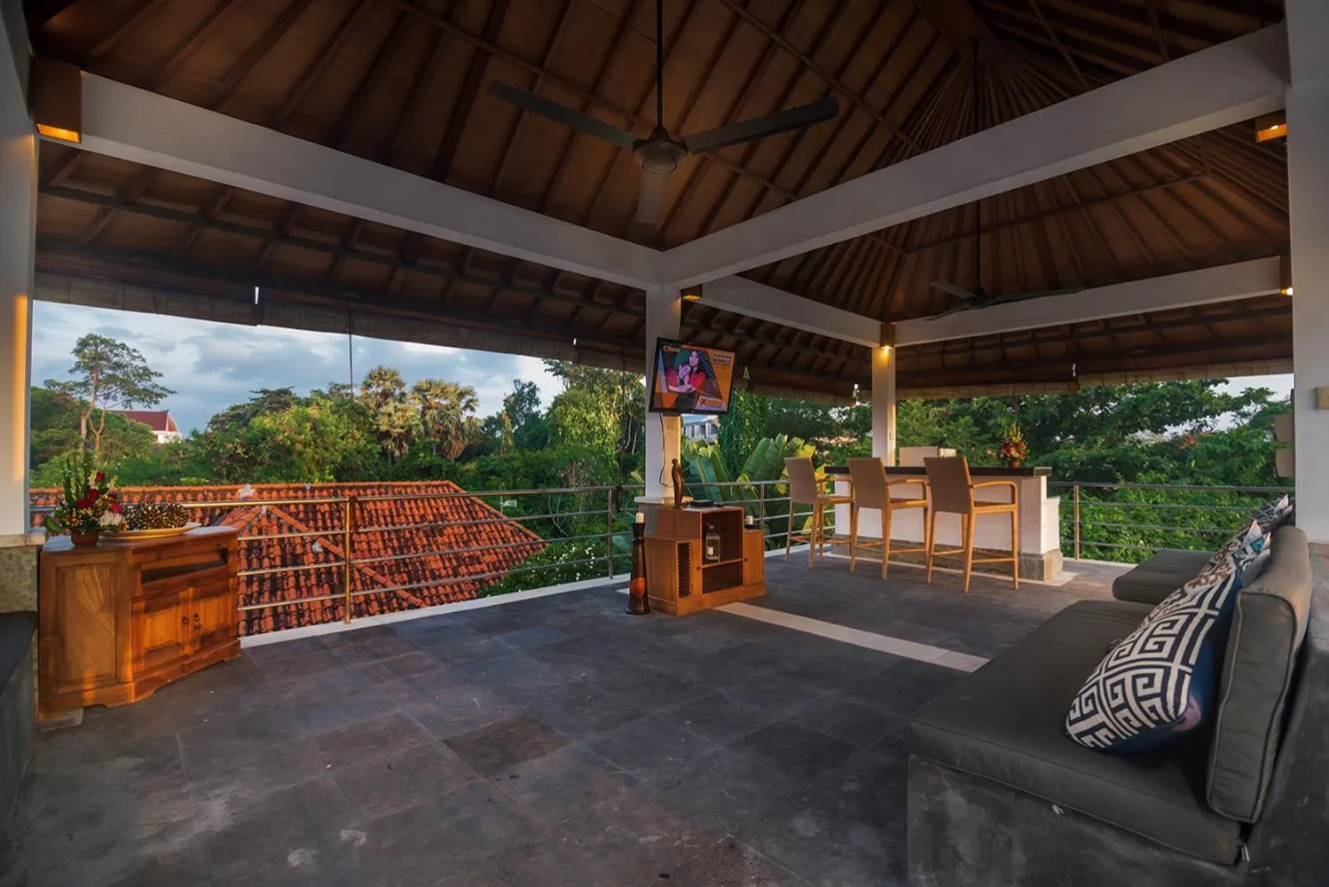Balcony/Terrace in Georgina Estate by Villas Direct Bali