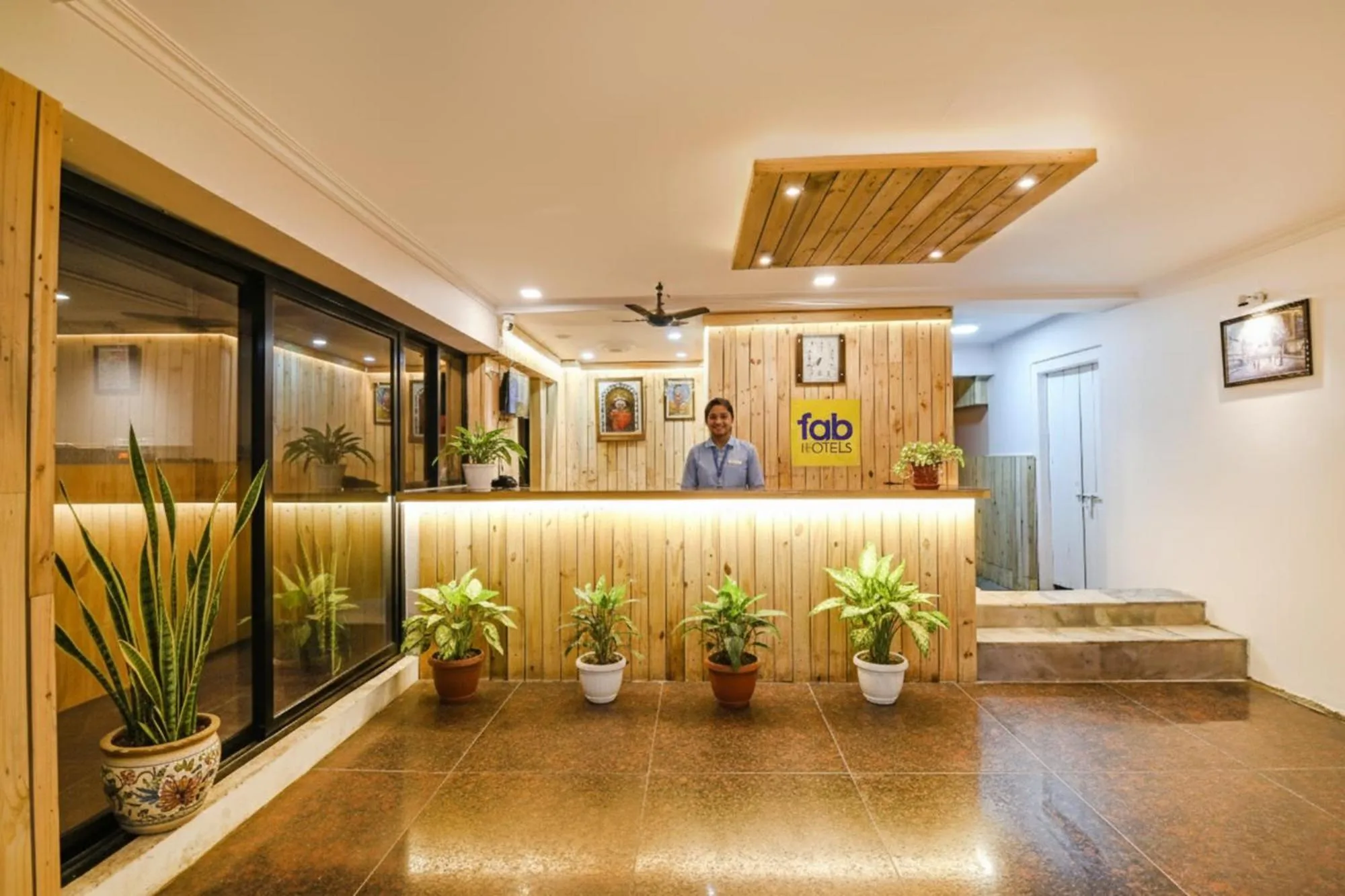 Lobby or reception in FabHotel The Golden Orchid