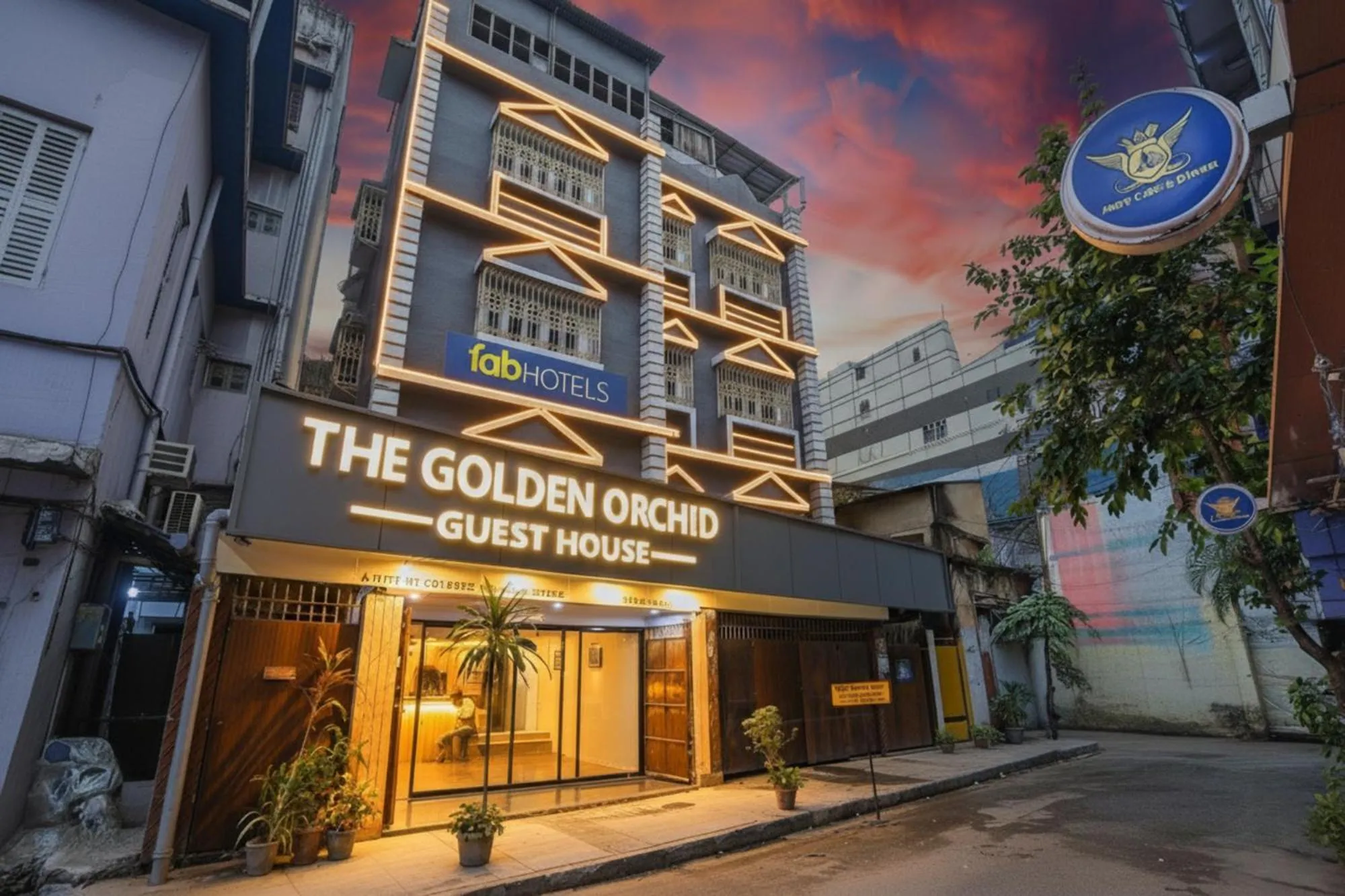 Property building in FabHotel The Golden Orchid