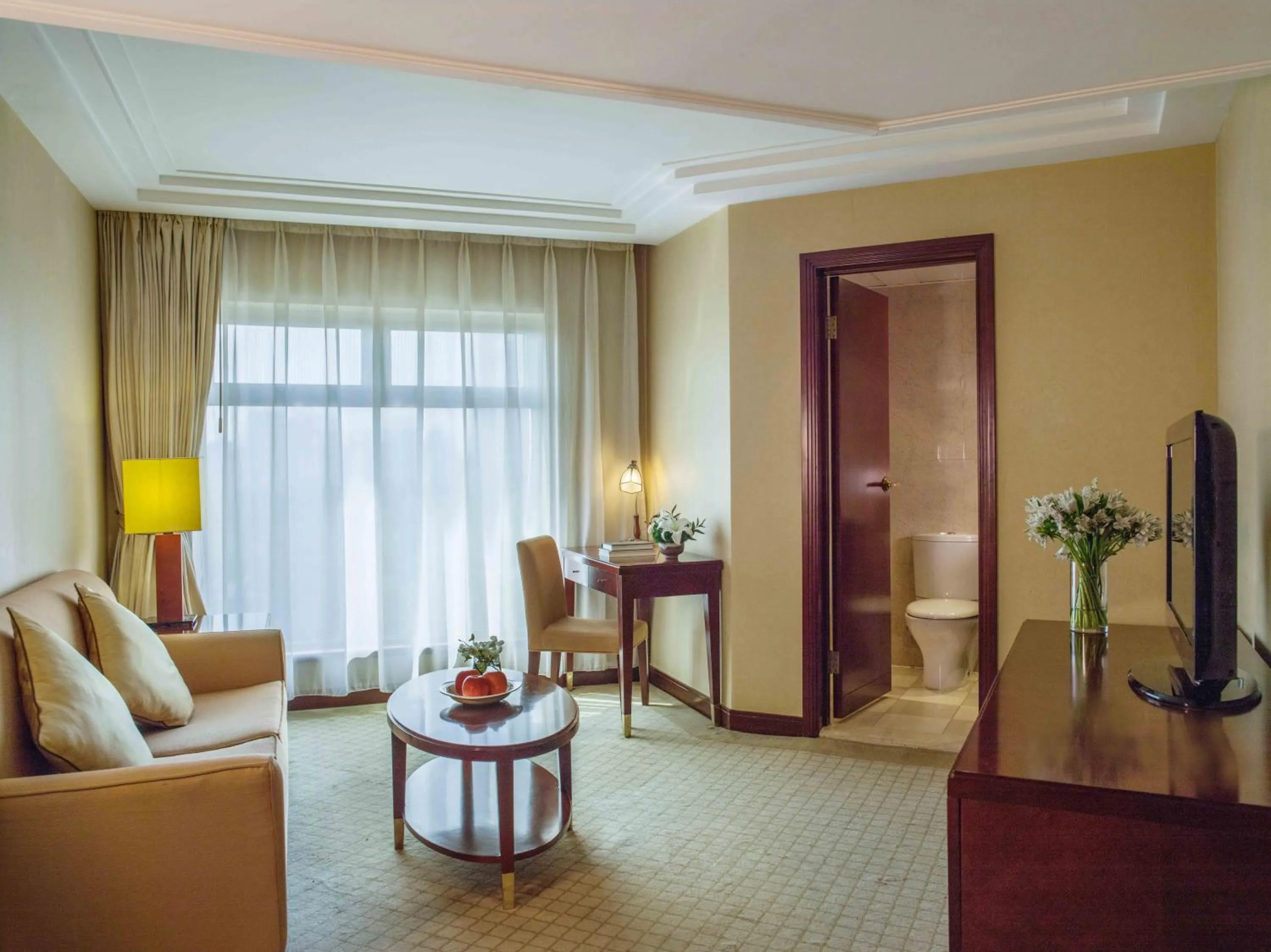 Living room in Beijing Landmark Towers