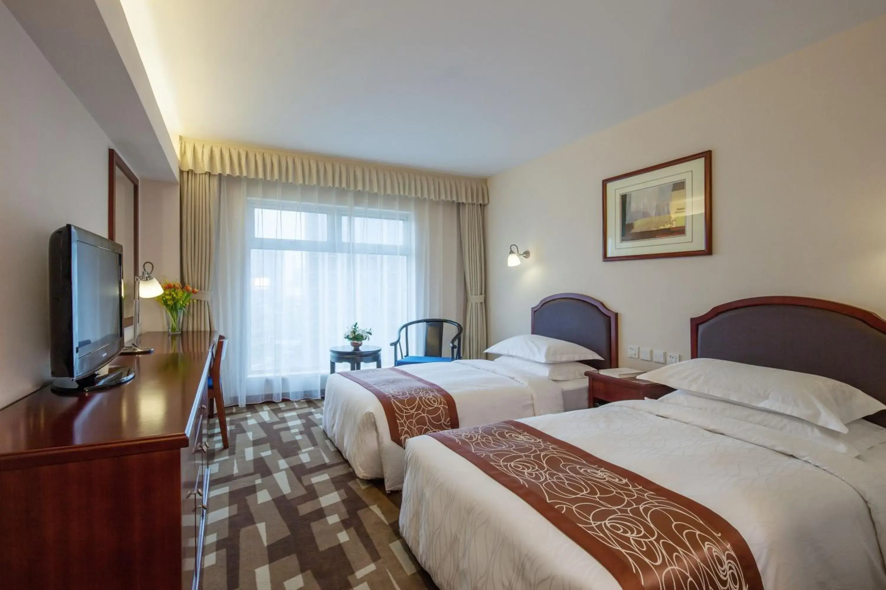 Photo of the whole room, Bed in Beijing Landmark Towers Photo of the whole room, Bed in Beijing Landmark Towers