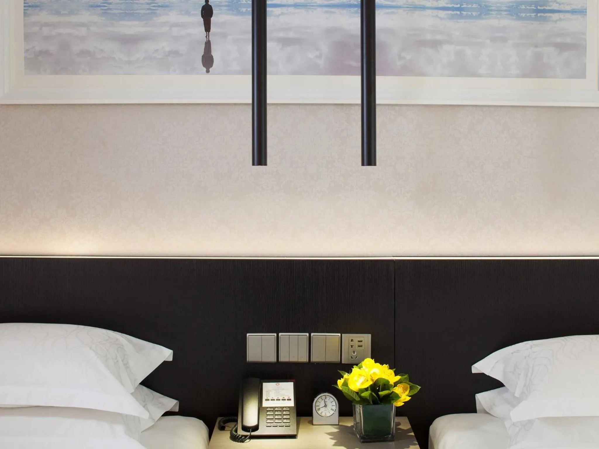 Decorative detail in Beijing Landmark Towers